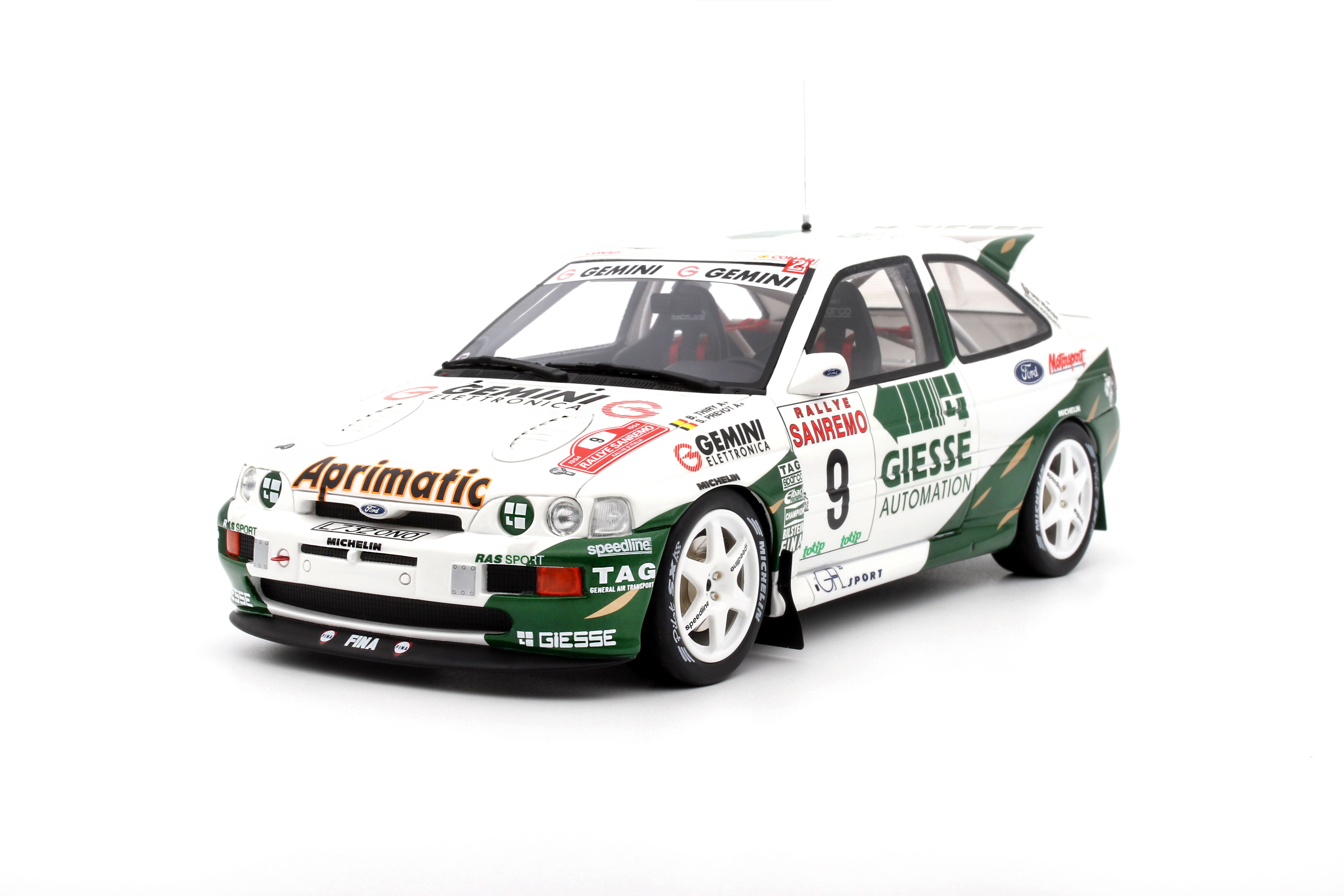 OTTO 1:18 Scale Resin Model Car - 1994 Ford Escort RS Cosworth WRC San Remo GR.A - OT1038