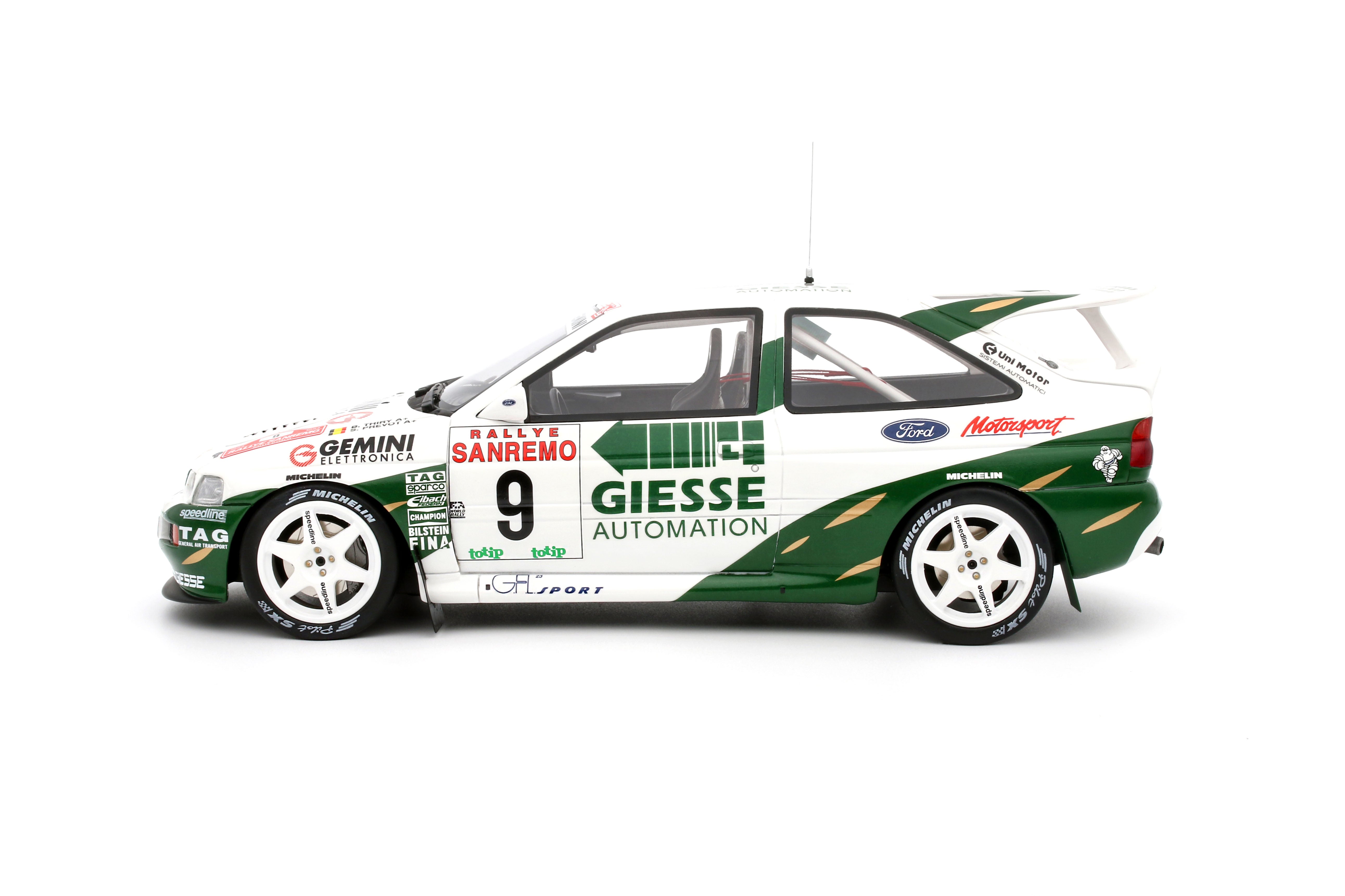 OTTO 1:18 Scale Resin Model Car - 1994 Ford Escort RS Cosworth WRC San Remo GR.A - OT1038