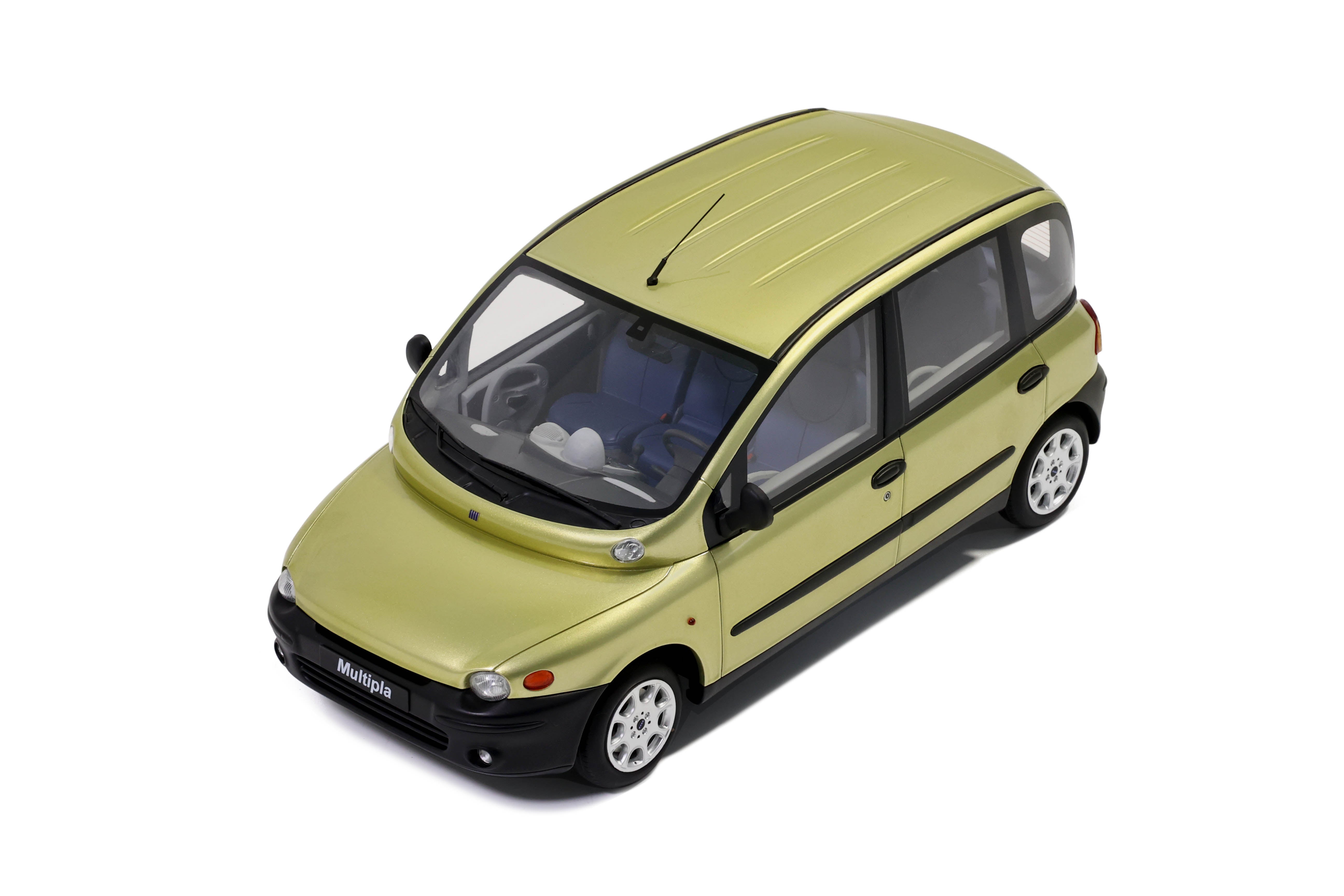 OTTO 1:18 Scale Resin Model Car - 2000 Fiat Multipla, Yellow - OT1047