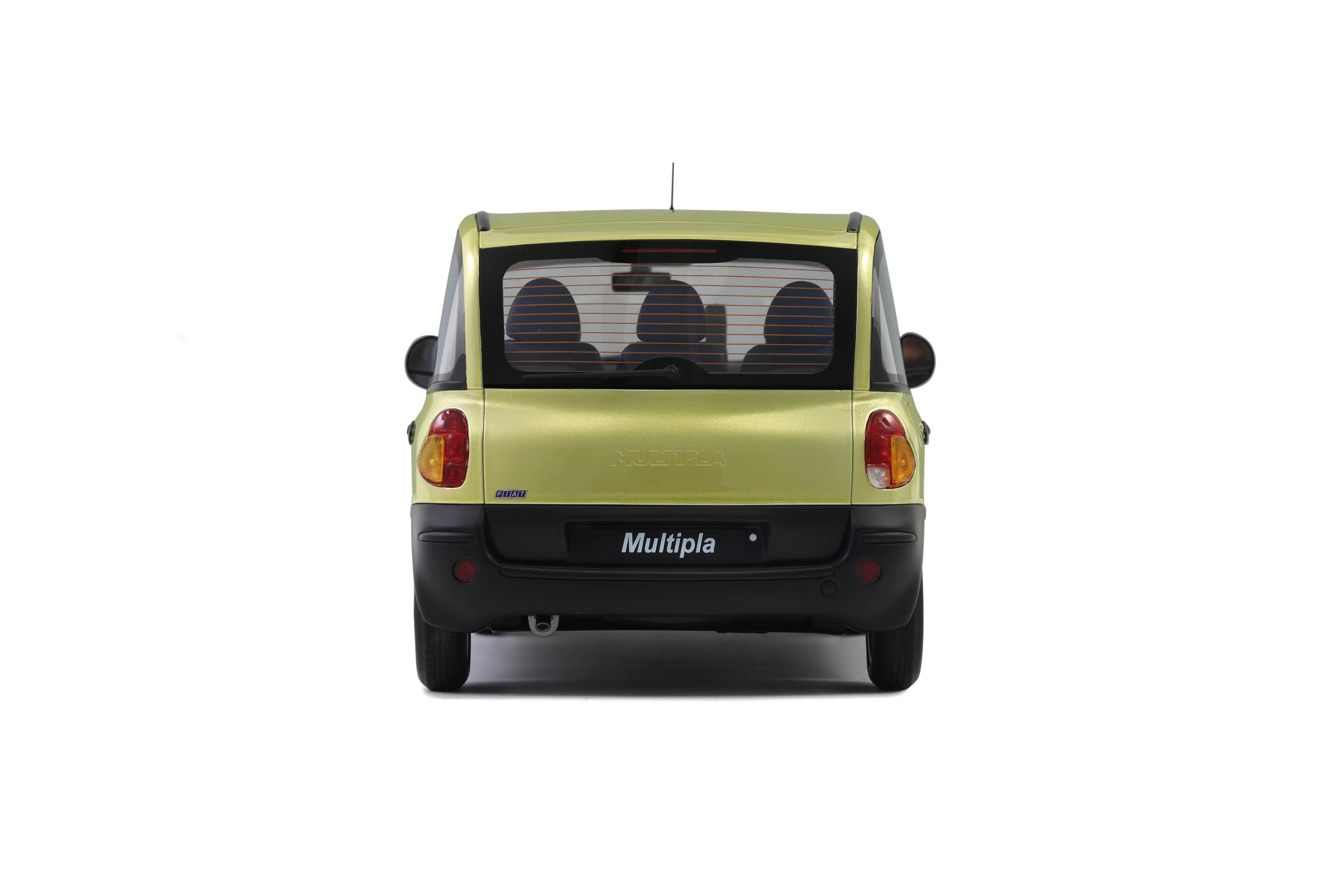 OTTO 1:18 Scale Resin Model Car - 2000 Fiat Multipla, Yellow - OT1047