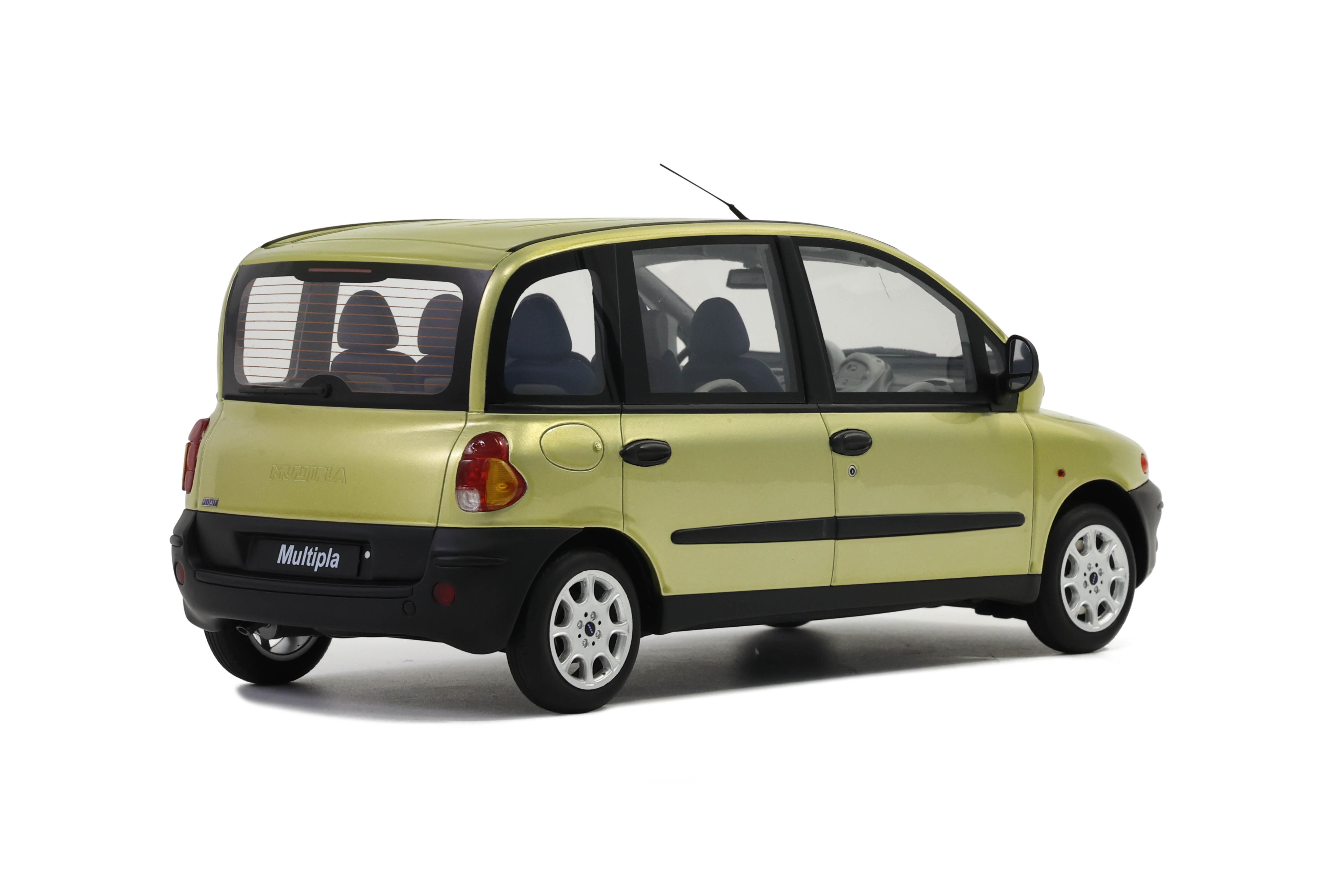 OTTO 1:18 Scale Resin Model Car - 2000 Fiat Multipla, Yellow - OT1047