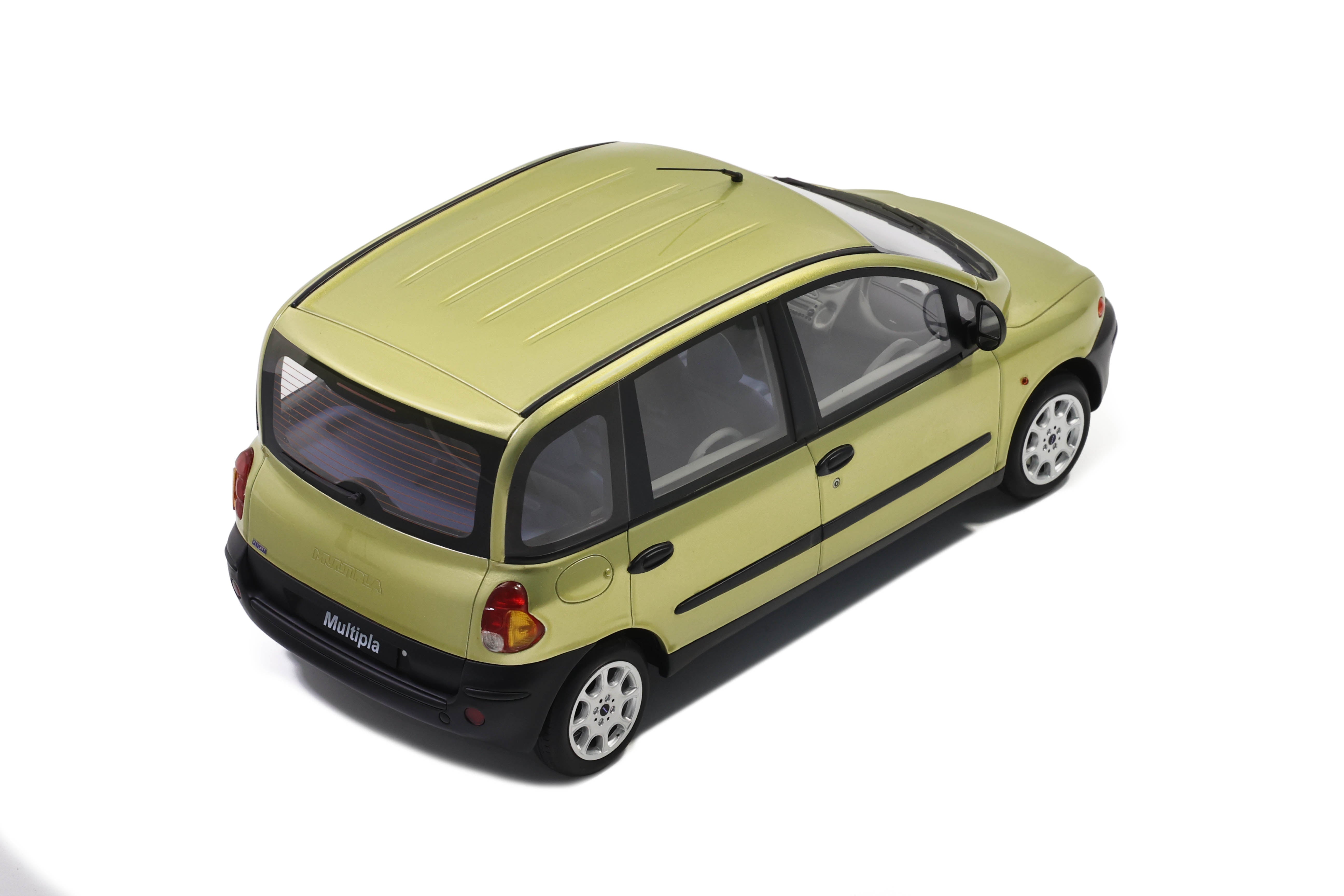 OTTO 1:18 Scale Resin Model Car - 2000 Fiat Multipla, Yellow - OT1047