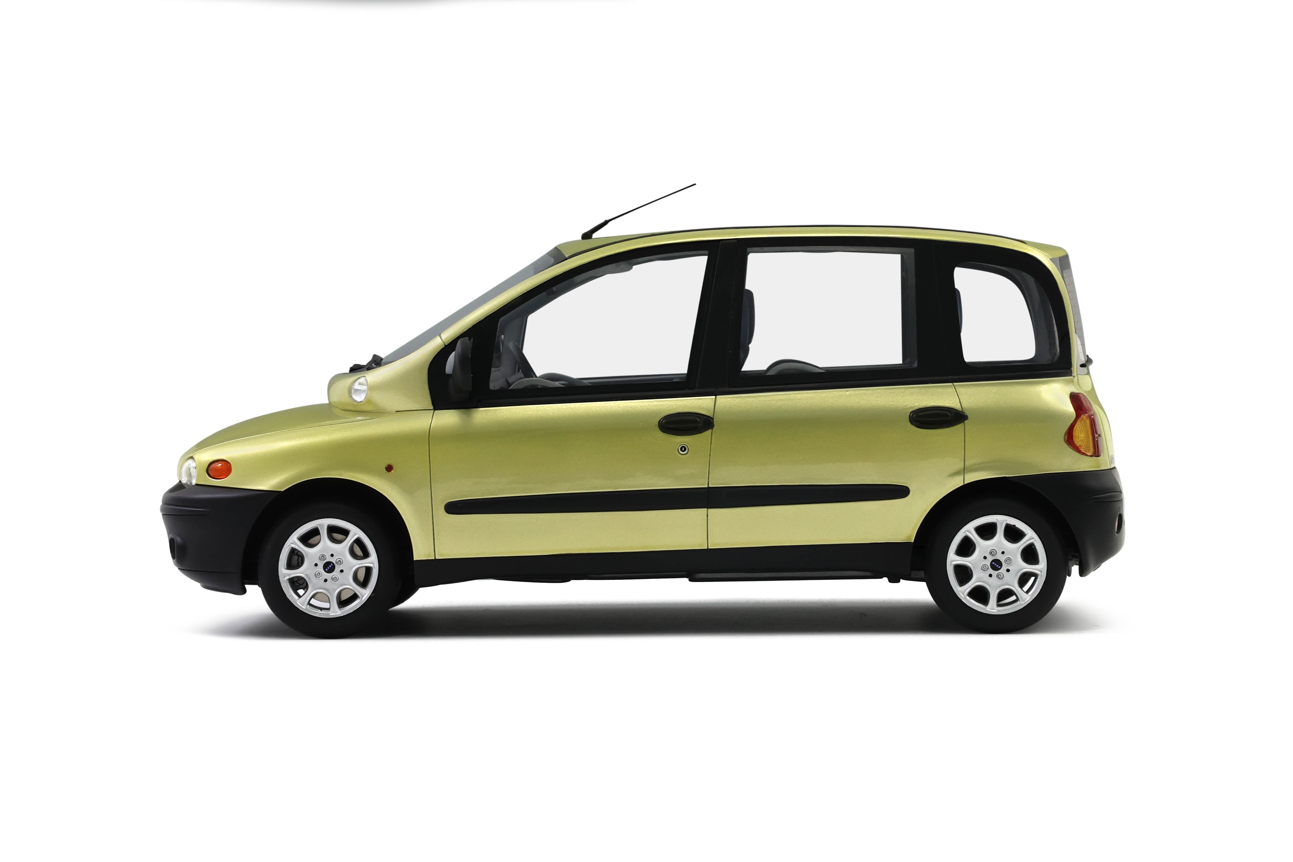 OTTO 1:18 Scale Resin Model Car - 2000 Fiat Multipla, Yellow - OT1047
