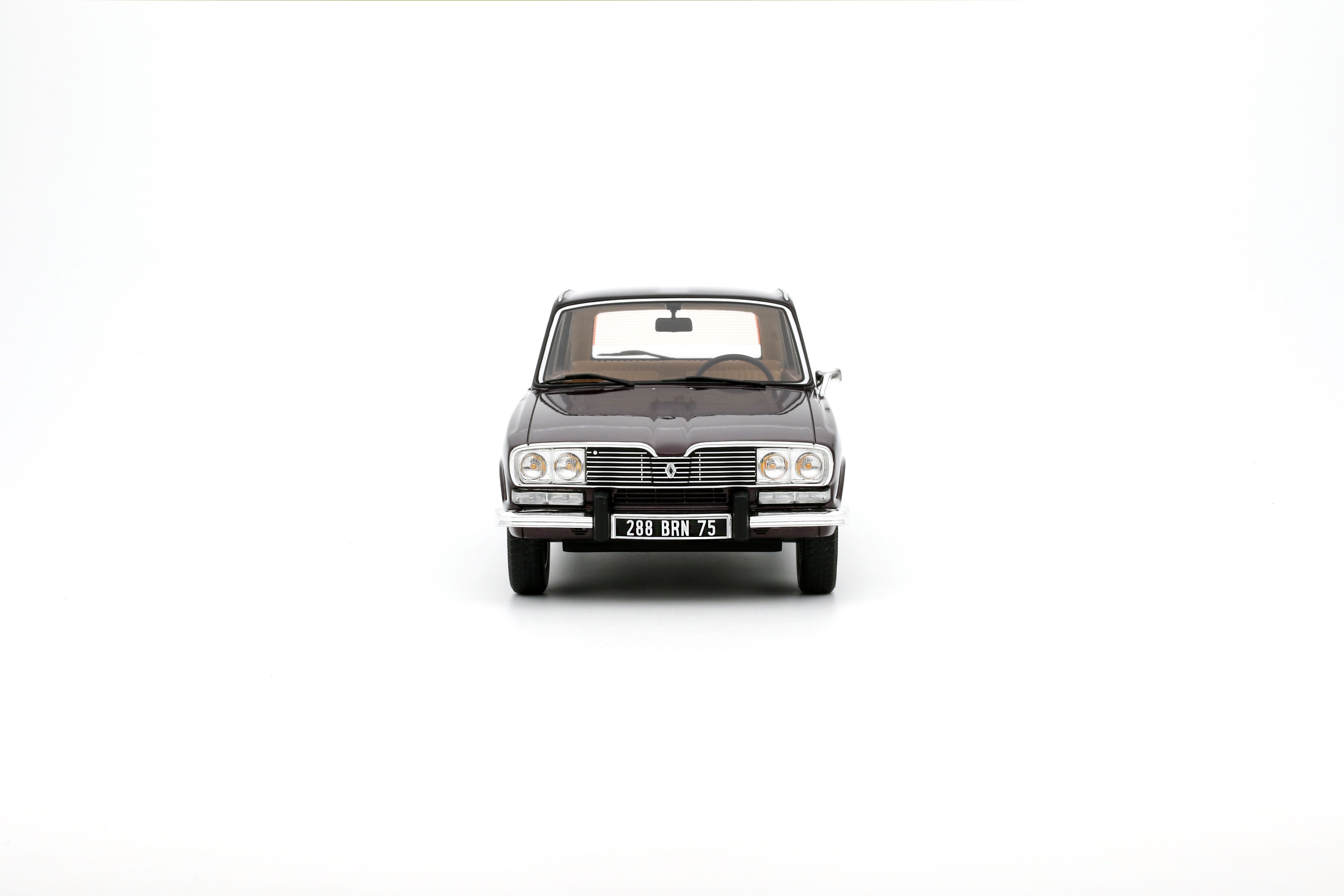 OTTO 1:18 Scale Resin Model Car - 1974 Renault 16 TX, Brown - OT1066