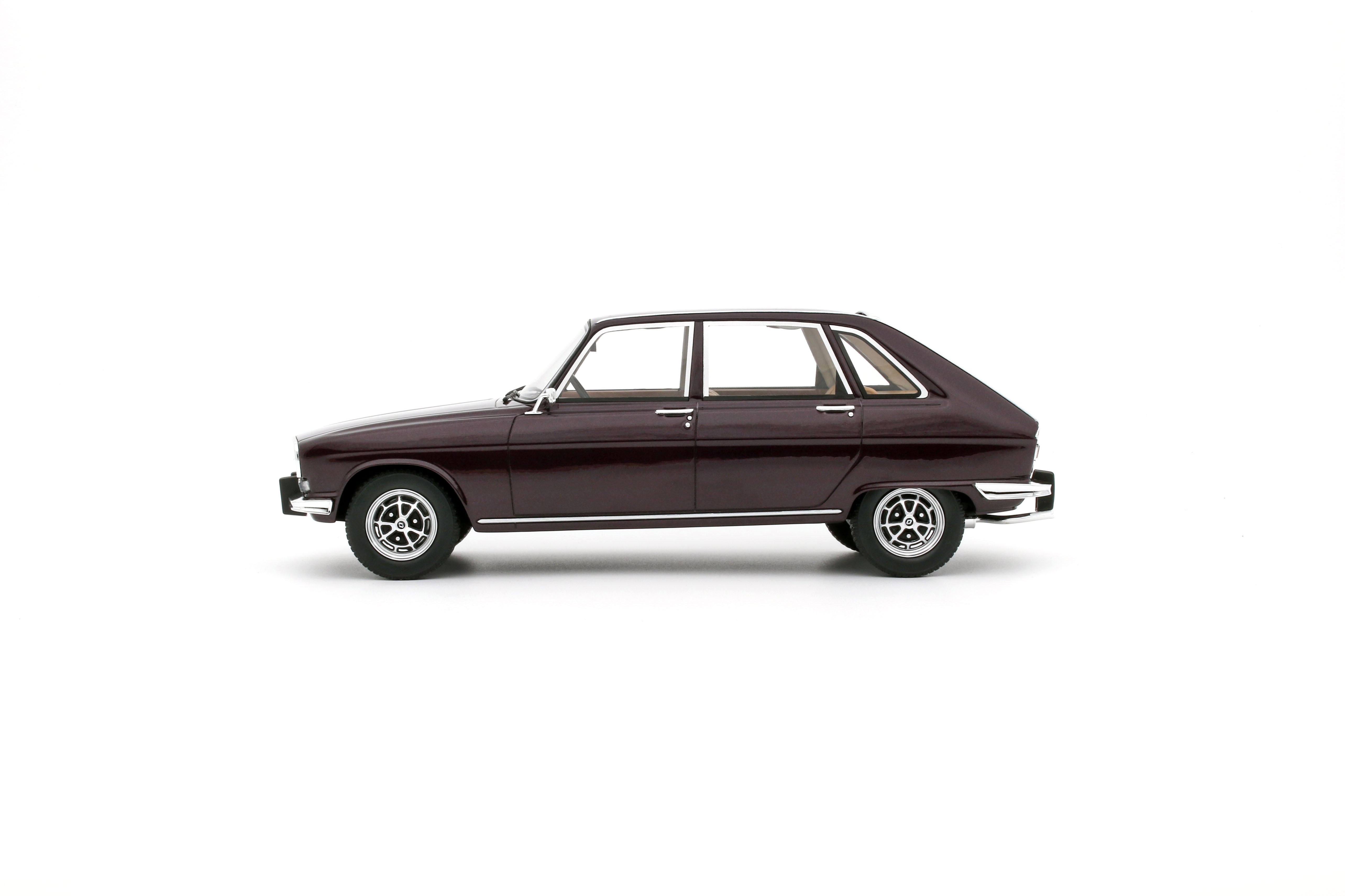 OTTO 1:18 Scale Resin Model Car - 1974 Renault 16 TX, Brown - OT1066