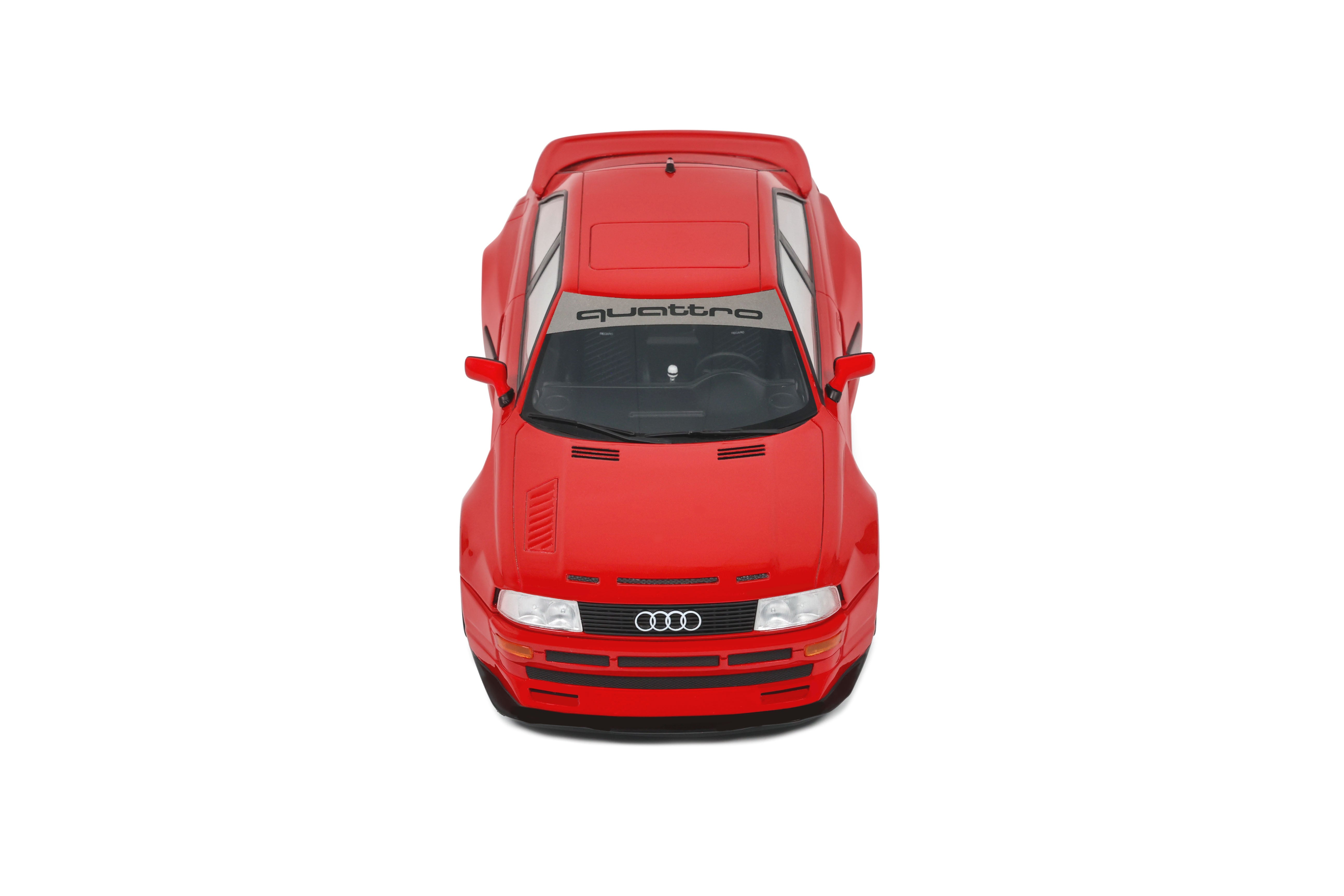 OTTO 1:18 Scale Resin - 2021 Audi 80 Coupe Prior Design - Misano Red - OT1068
