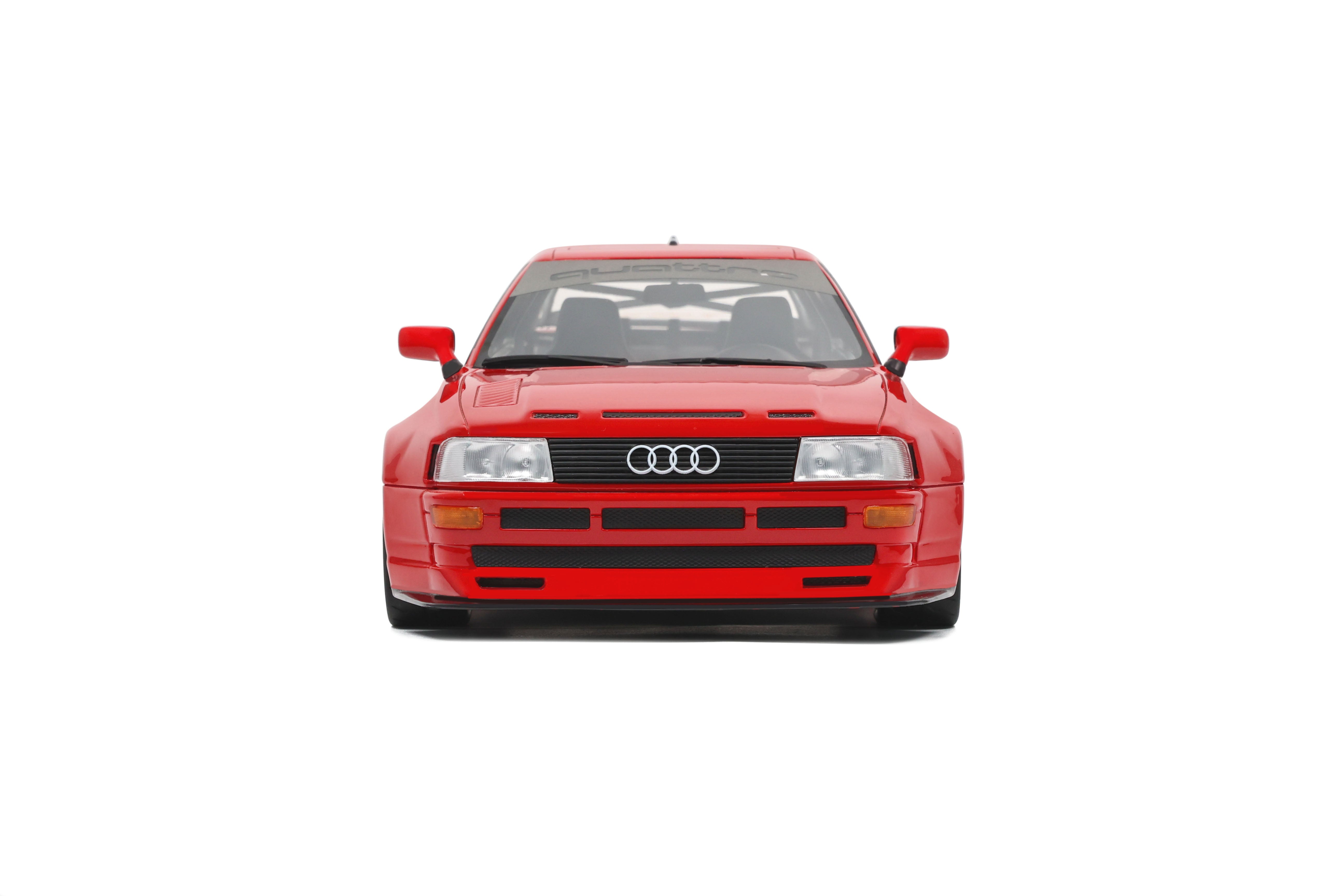 OTTO 1:18 Scale Resin - 2021 Audi 80 Coupe Prior Design - Misano Red - OT1068