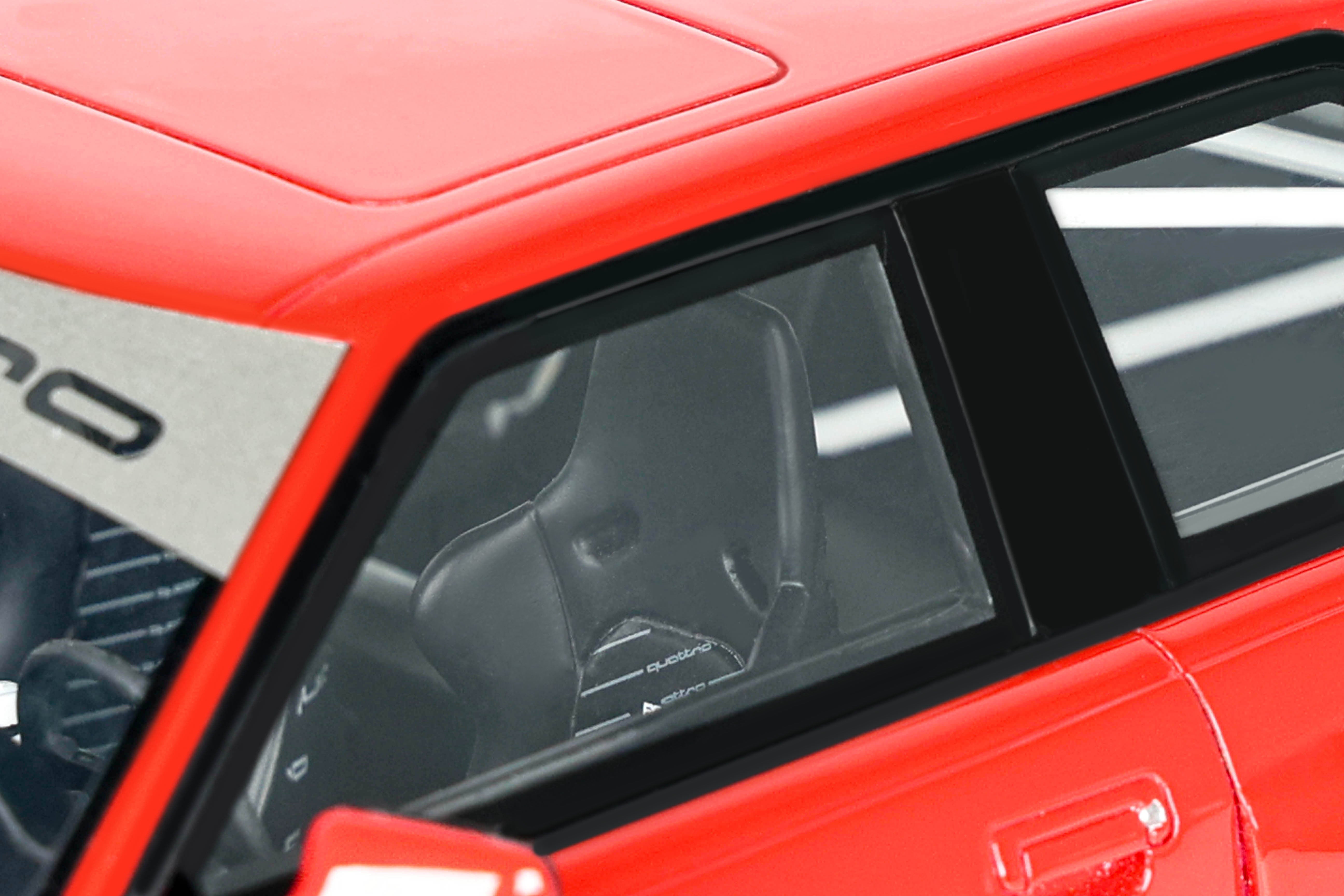 OTTO 1:18 Scale Resin - 2021 Audi 80 Coupe Prior Design - Misano Red - OT1068