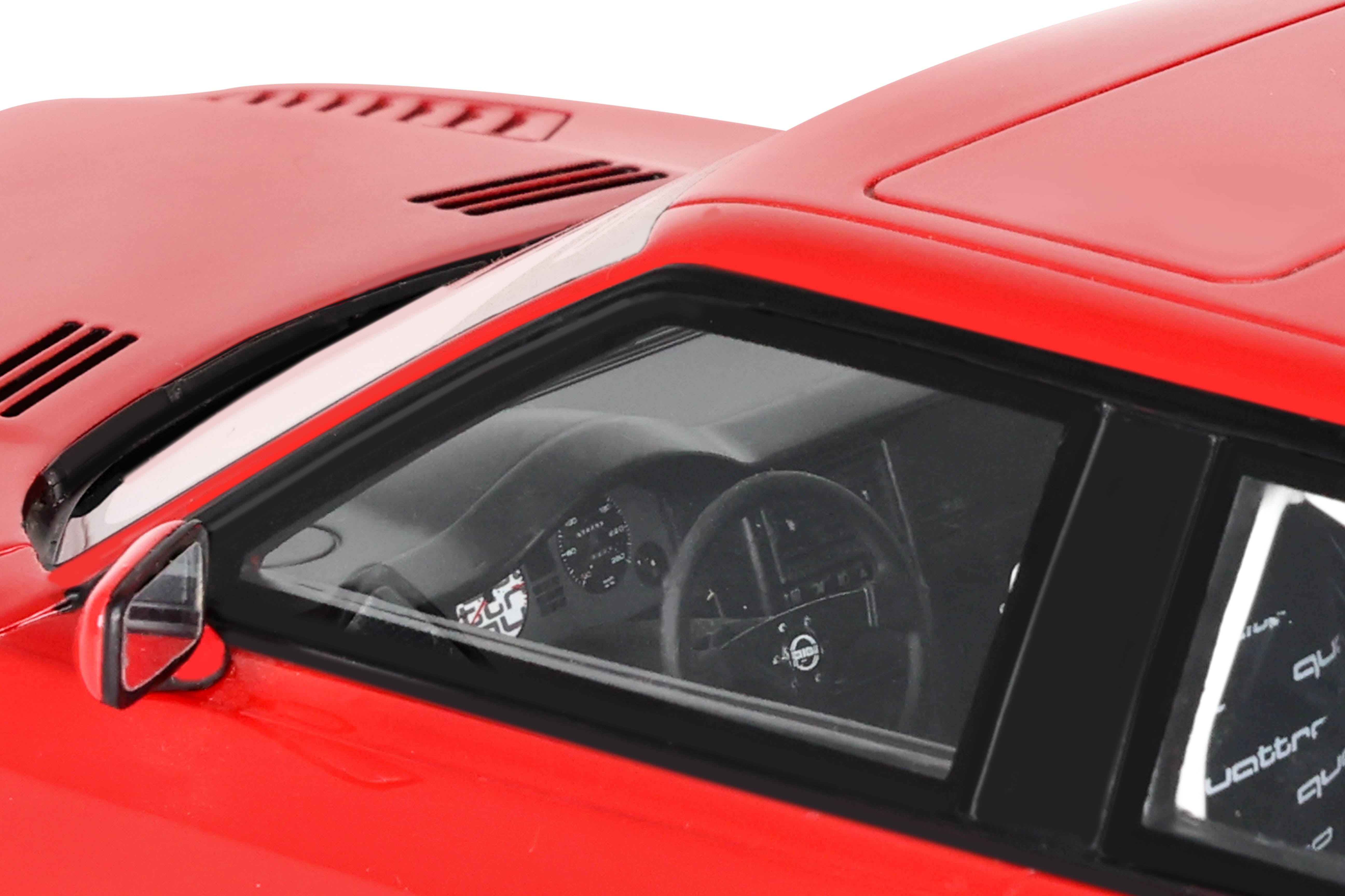 OTTO 1:18 Scale Resin - 2021 Audi 80 Coupe Prior Design - Misano Red - OT1068
