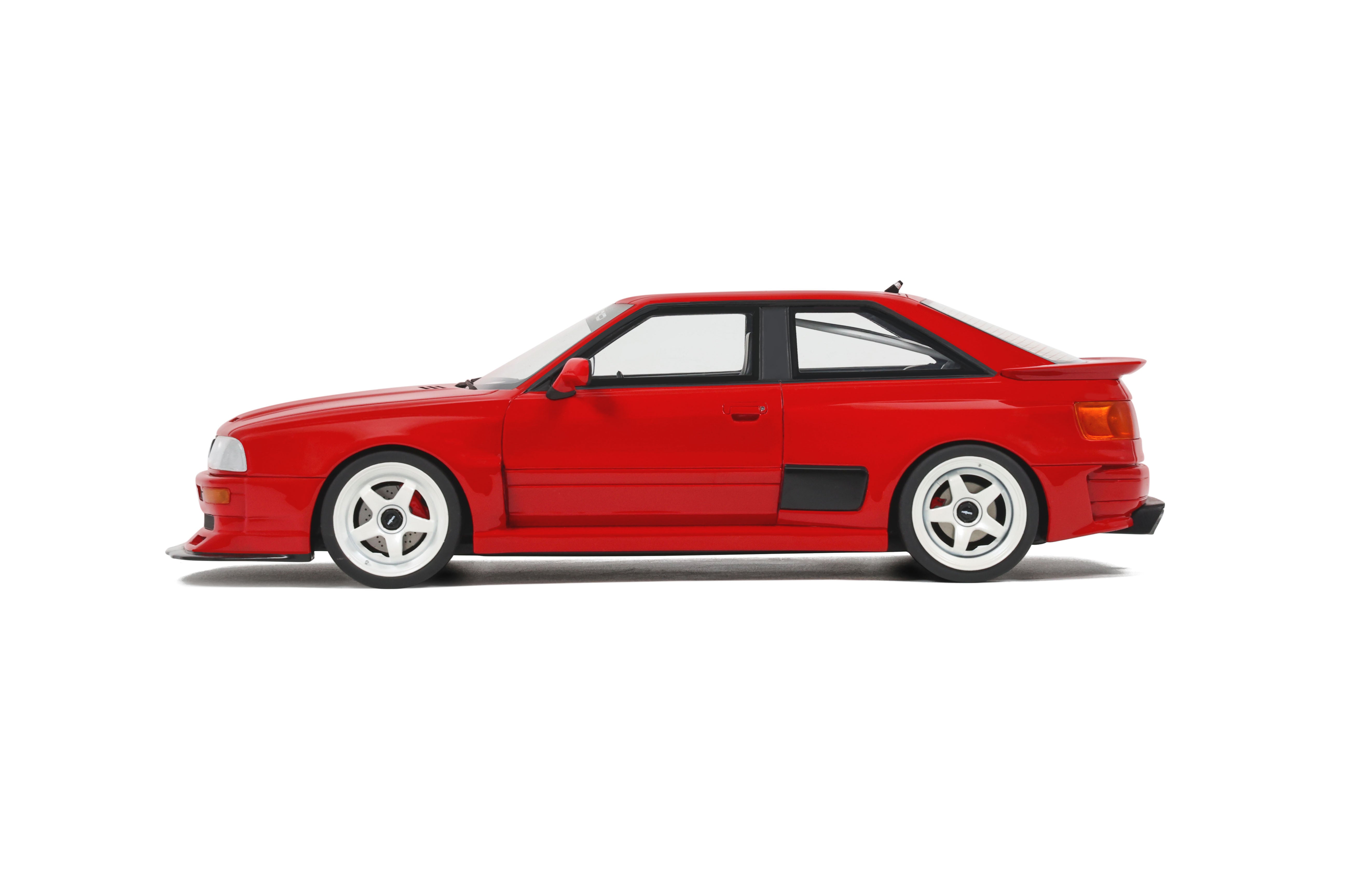 OTTO 1:18 Scale Resin - 2021 Audi 80 Coupe Prior Design - Misano Red - OT1068