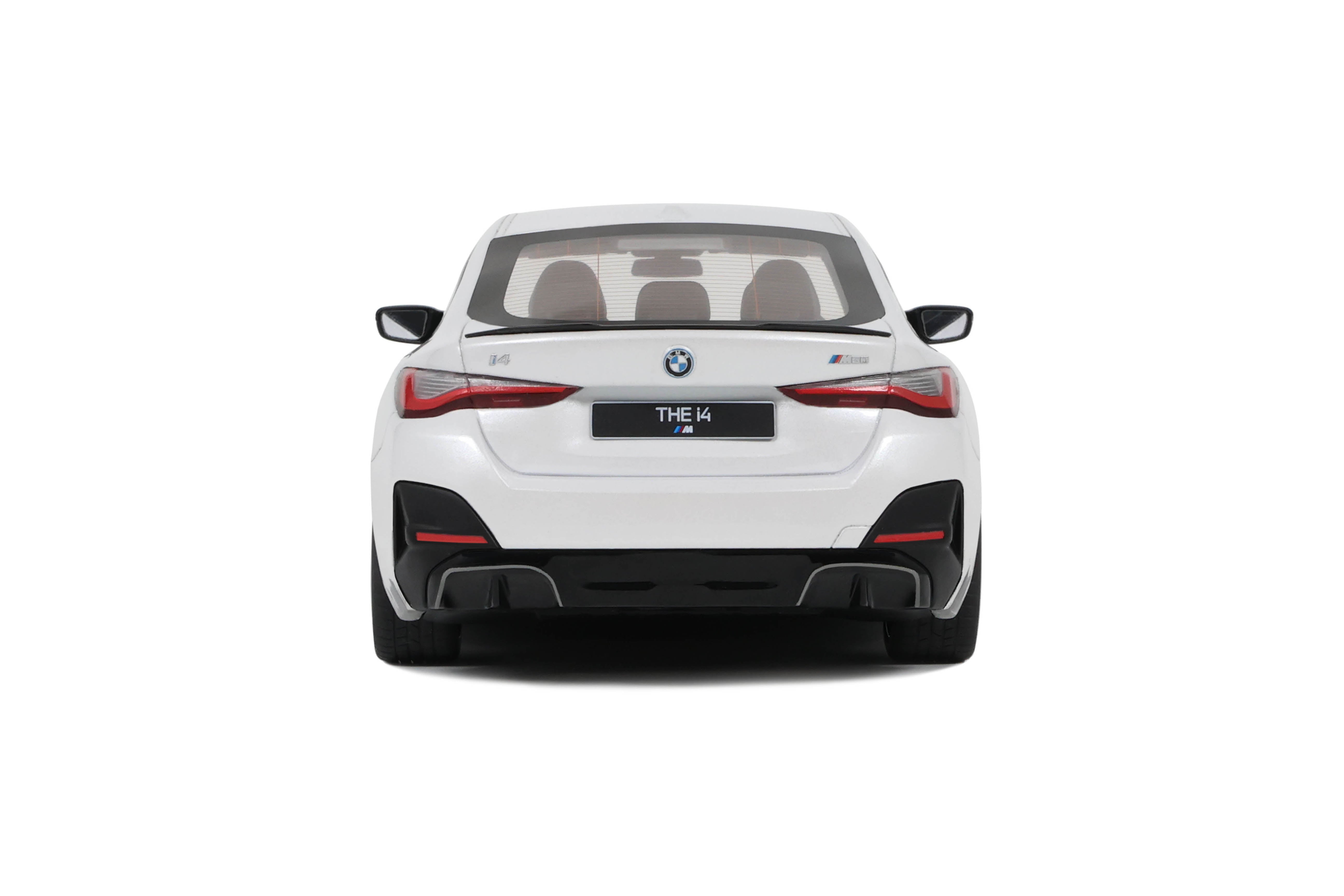 OTTO 1:18 Scale Resin Model Car - 2021 BMW i4 M50, White - OT1074