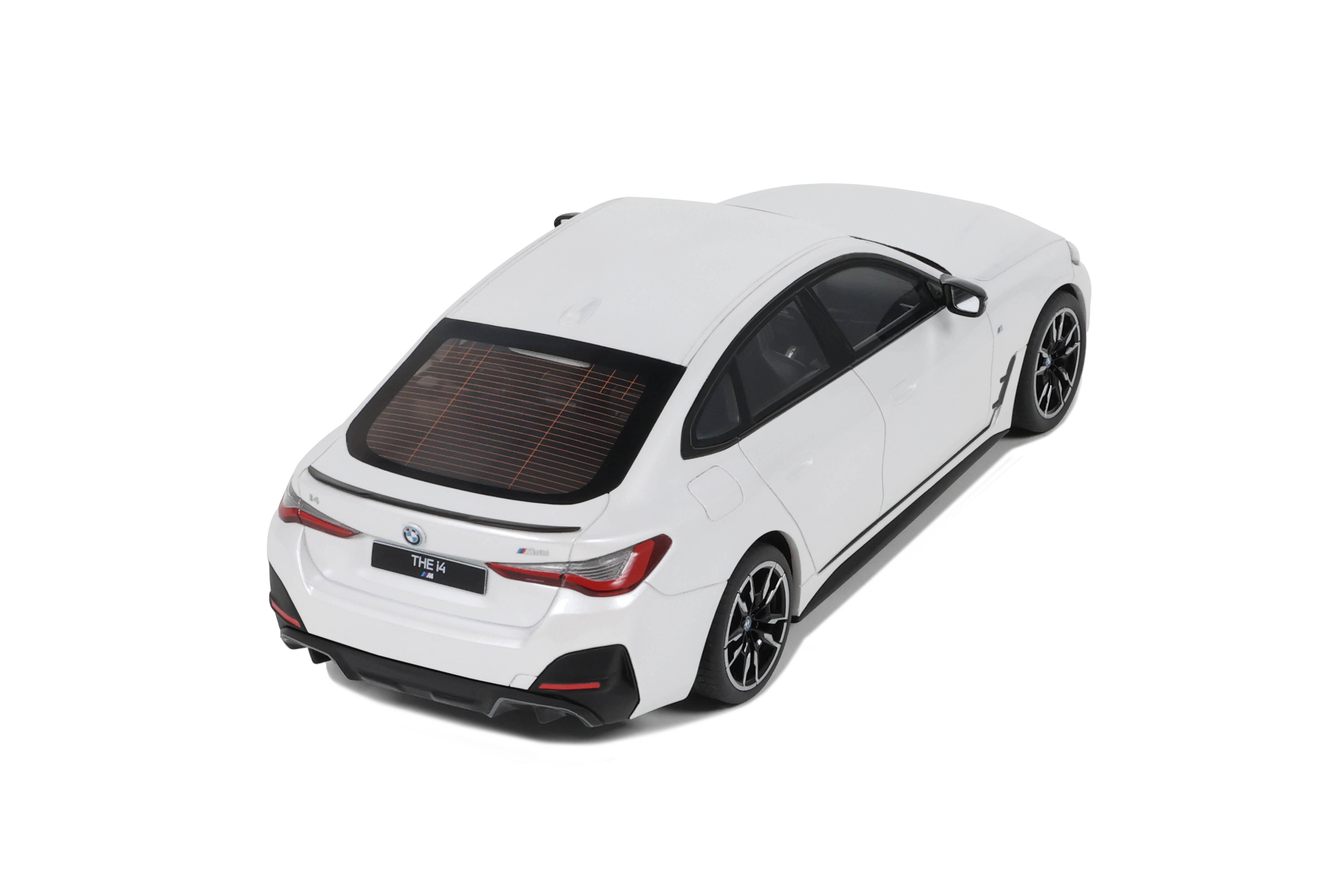 OTTO 1:18 Scale Resin Model Car - 2021 BMW i4 M50, White - OT1074