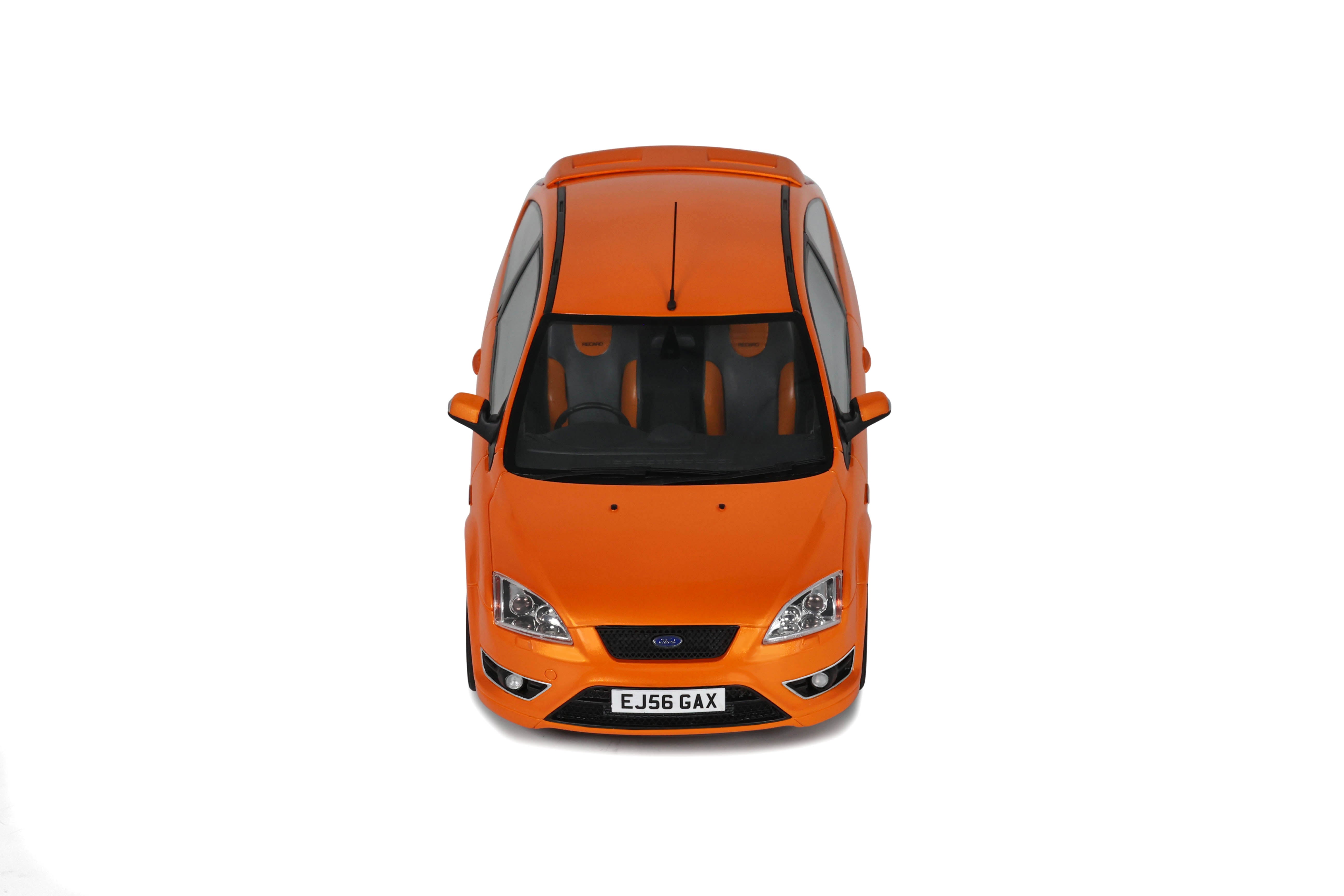 OTTO 1:18 Scale Resin - 2006 Ford Focus Mk2 ST 2.5 RHD, Electric Orange - OT1078