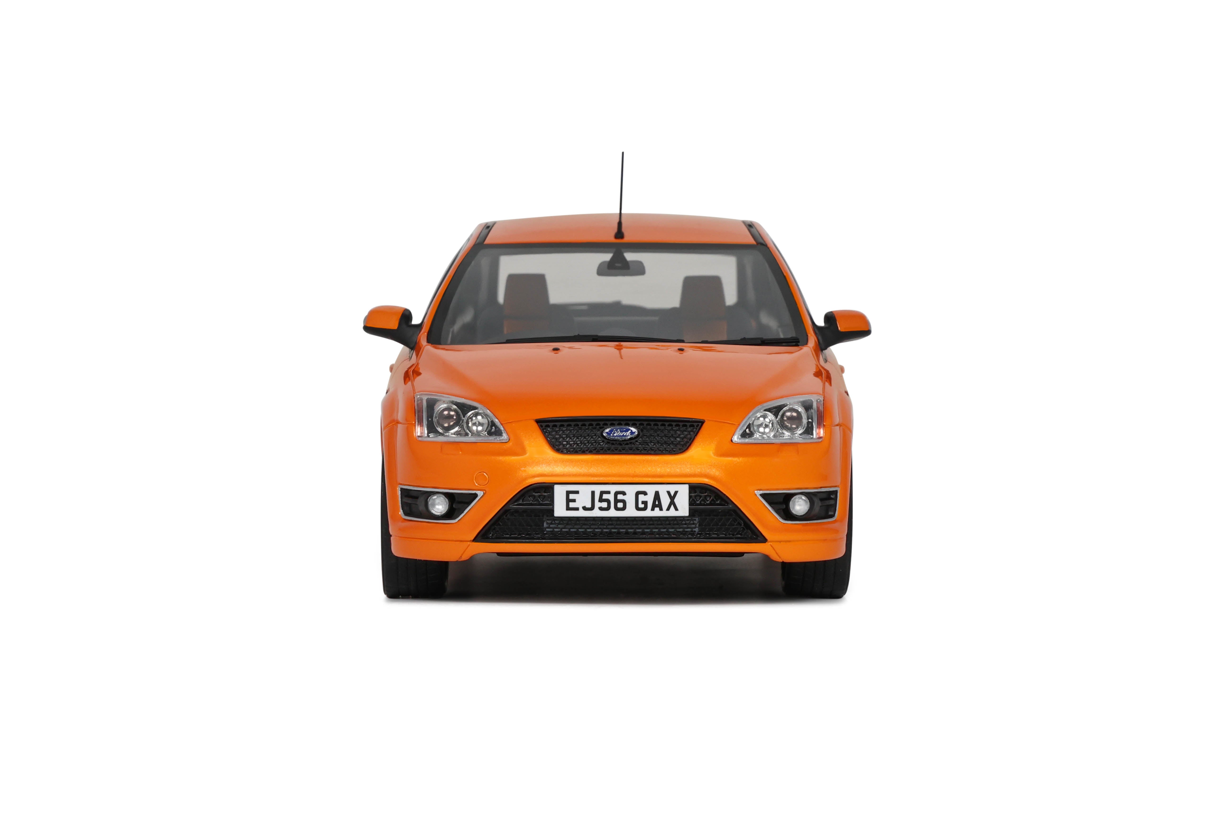 OTTO 1:18 Scale Resin - 2006 Ford Focus Mk2 ST 2.5 RHD, Electric Orange - OT1078