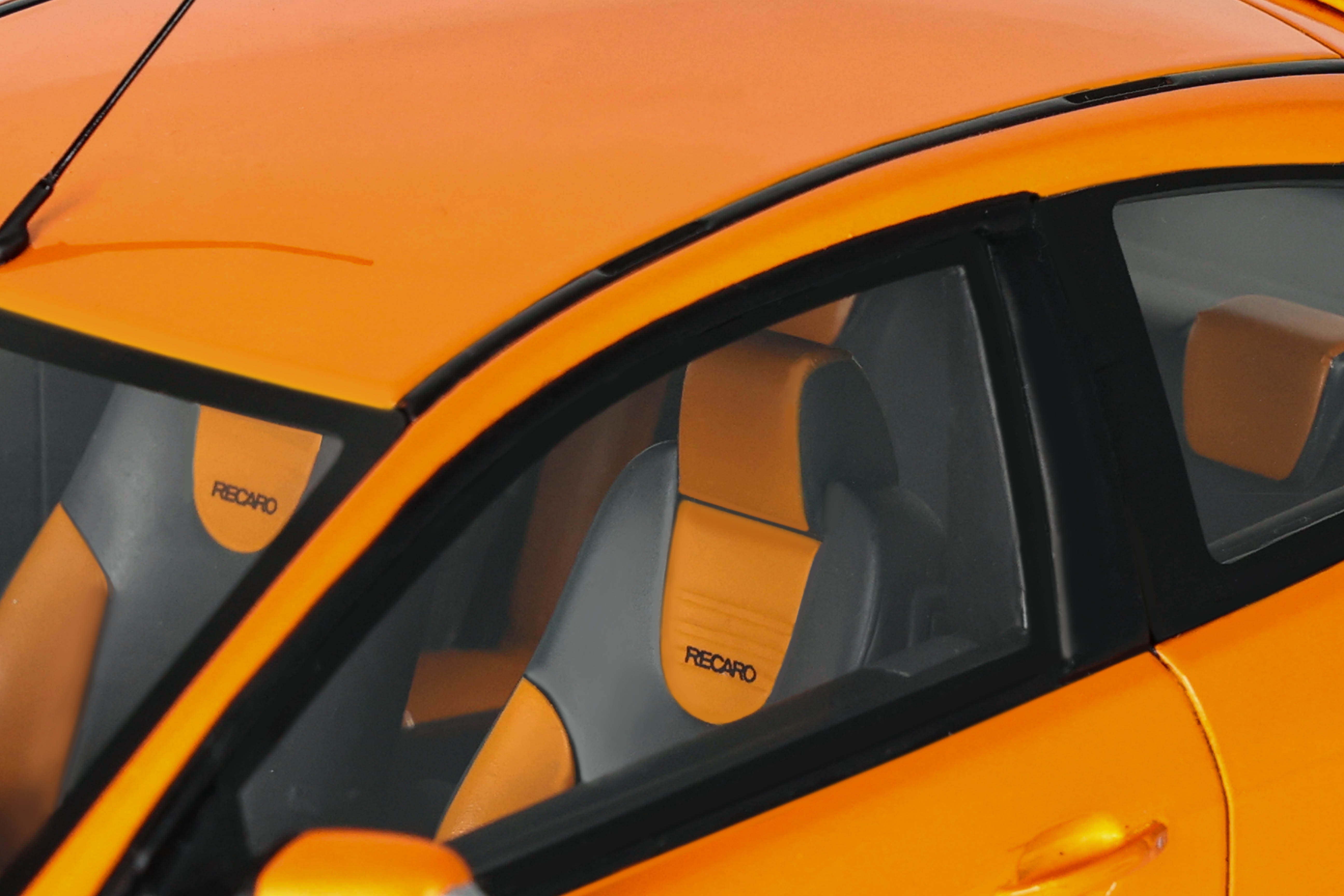 OTTO 1:18 Scale Resin - 2006 Ford Focus Mk2 ST 2.5 RHD, Electric Orange - OT1078