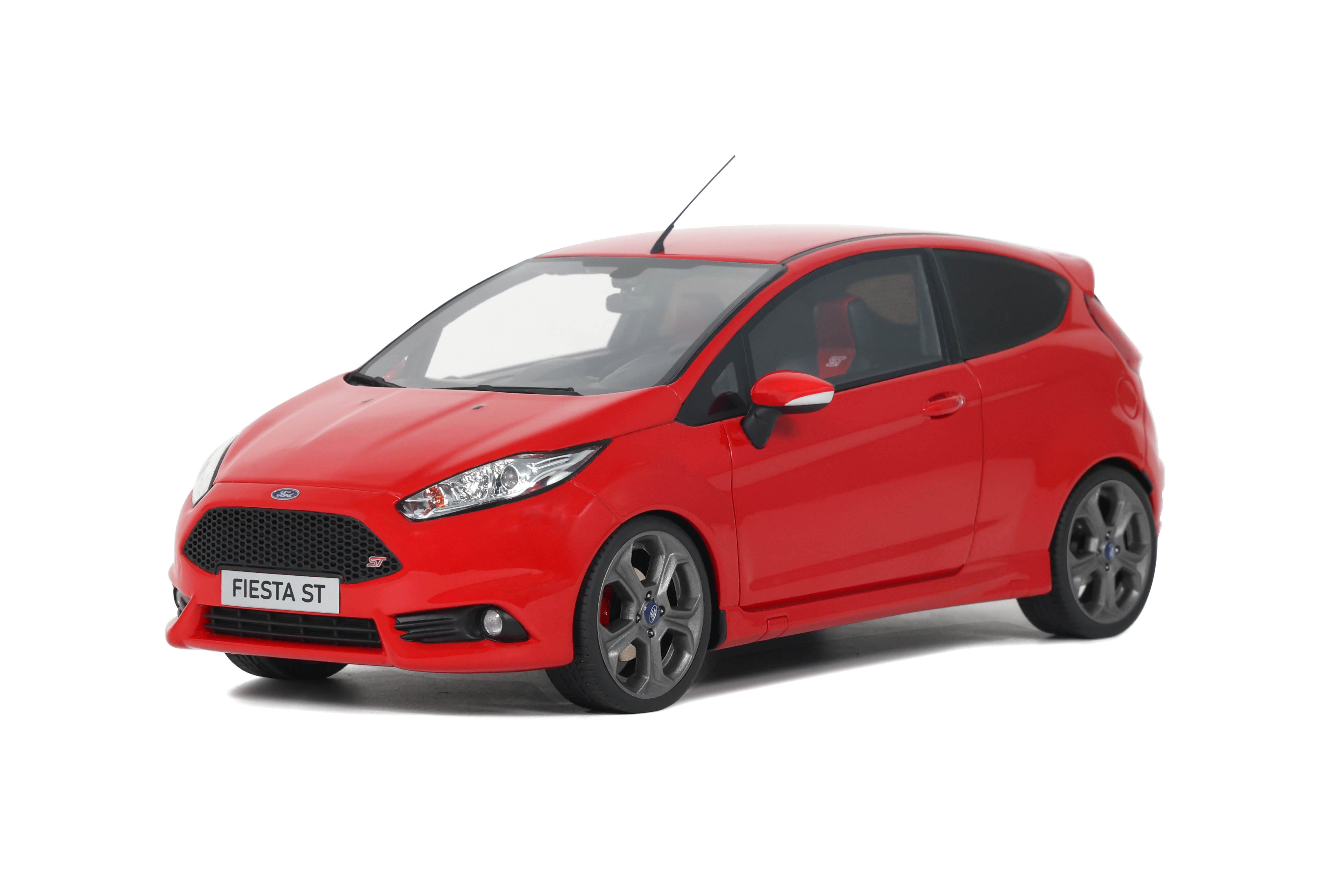 OTTO 1:18 Scale Resin - Ford Fiesta ST Mk7 in Red - OT1087