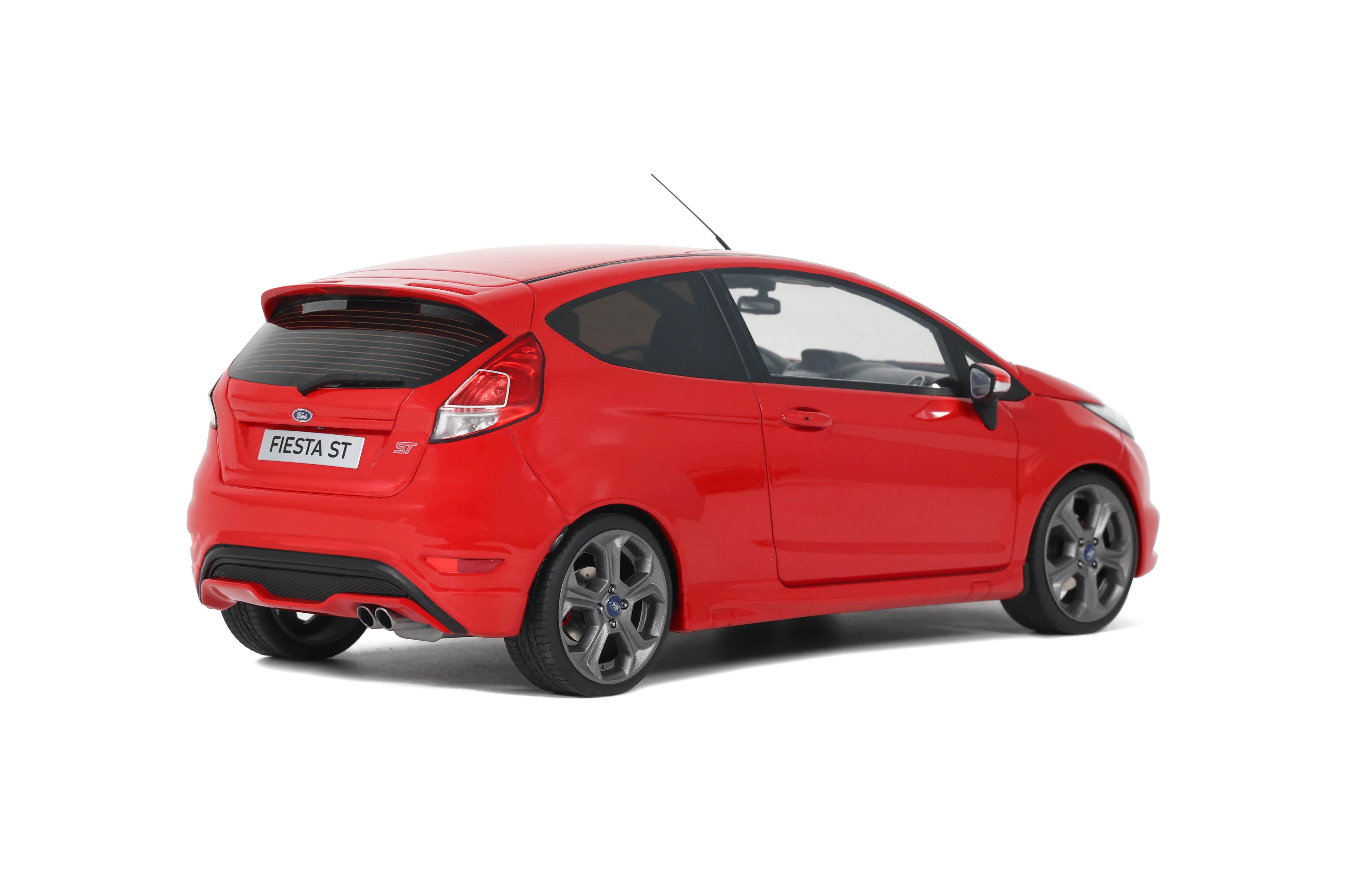 OTTO 1:18 Scale Resin - Ford Fiesta ST Mk7 in Red - OT1087