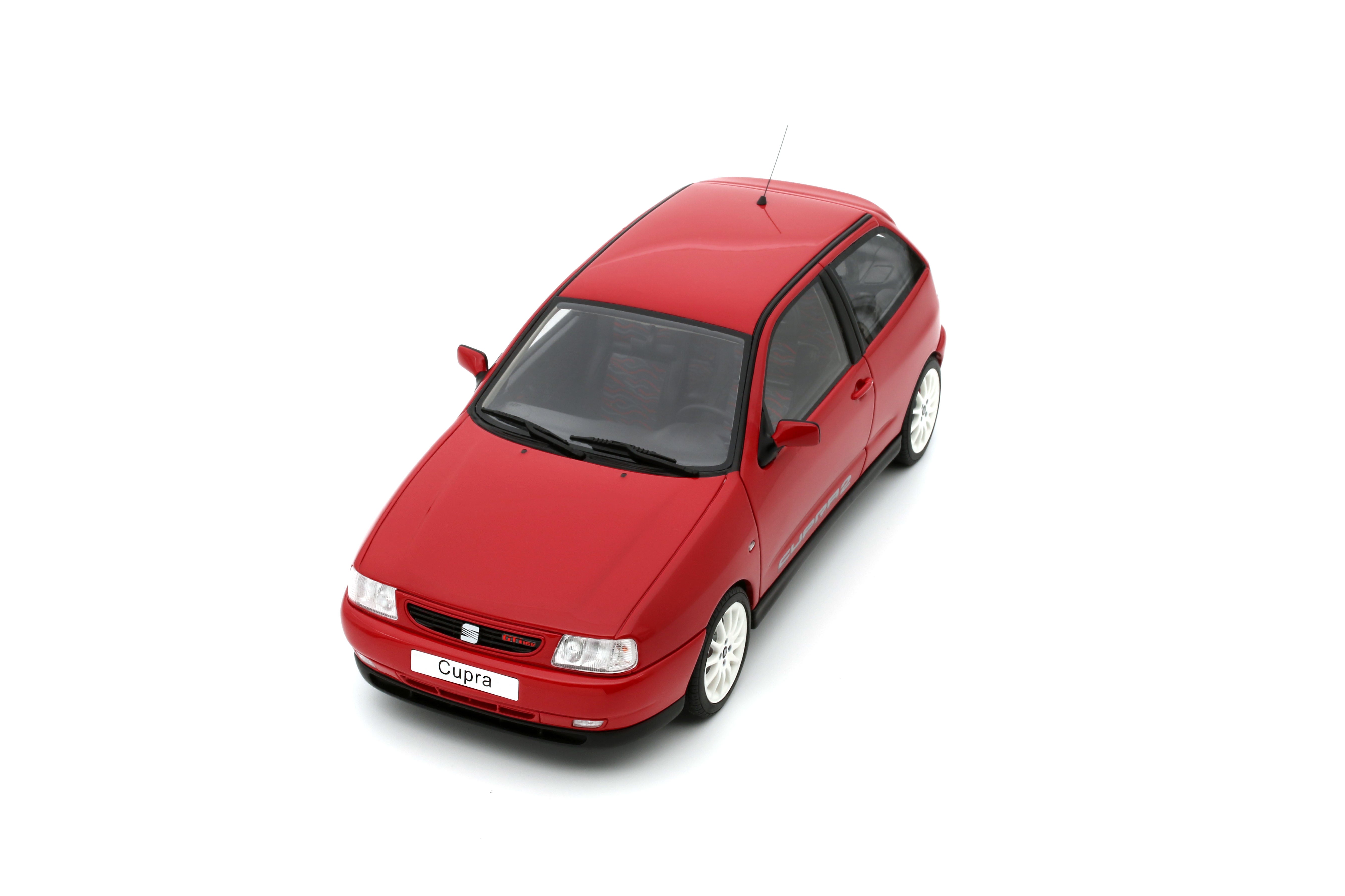 OTTO 1:18 Scale Resin Model Car - 1997 Seat Ibiza Cupra 2 Mk2, Red - OT1092