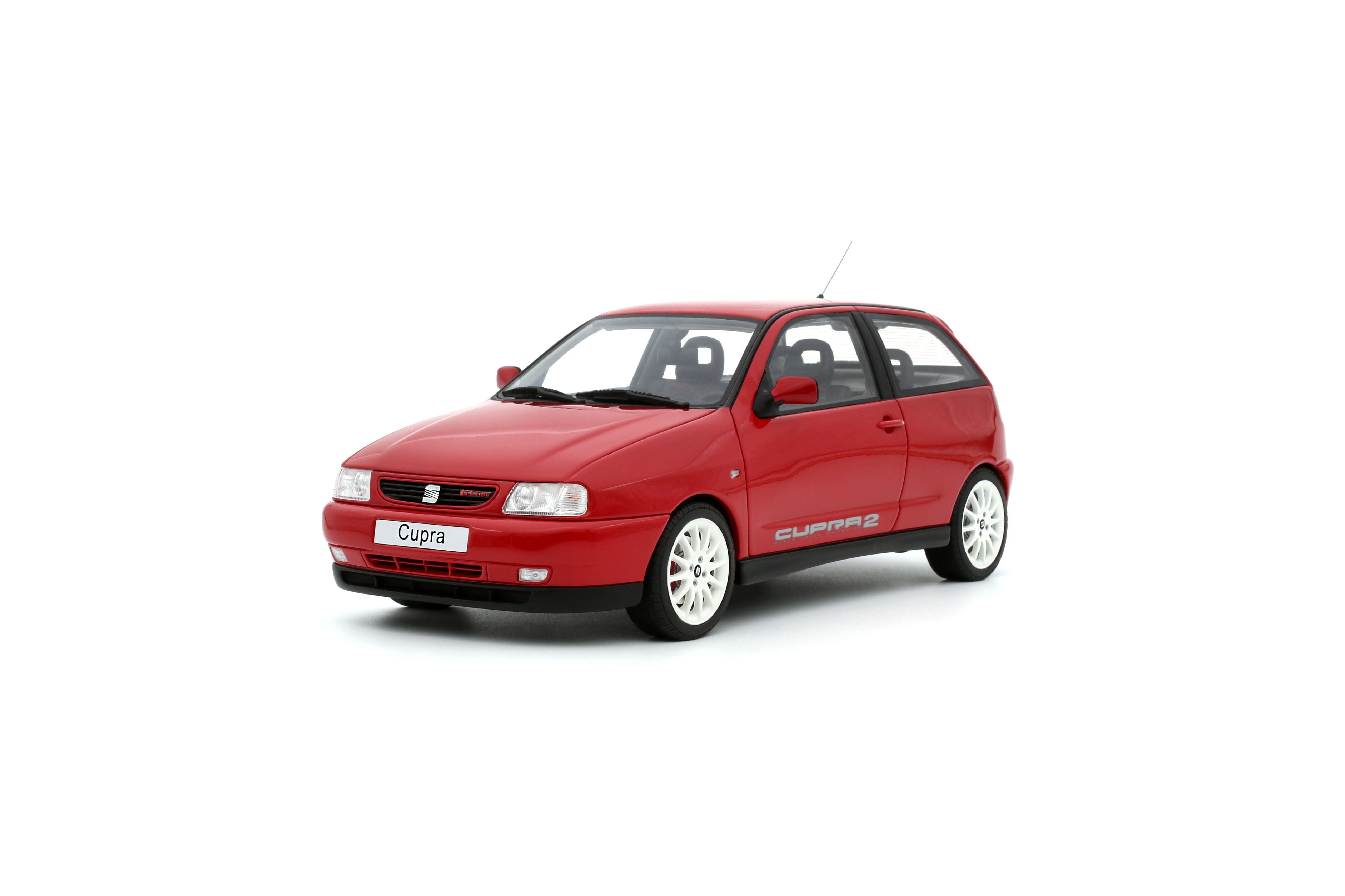 OTTO 1:18 Scale Resin Model Car - 1997 Seat Ibiza Cupra 2 Mk2, Red - OT1092