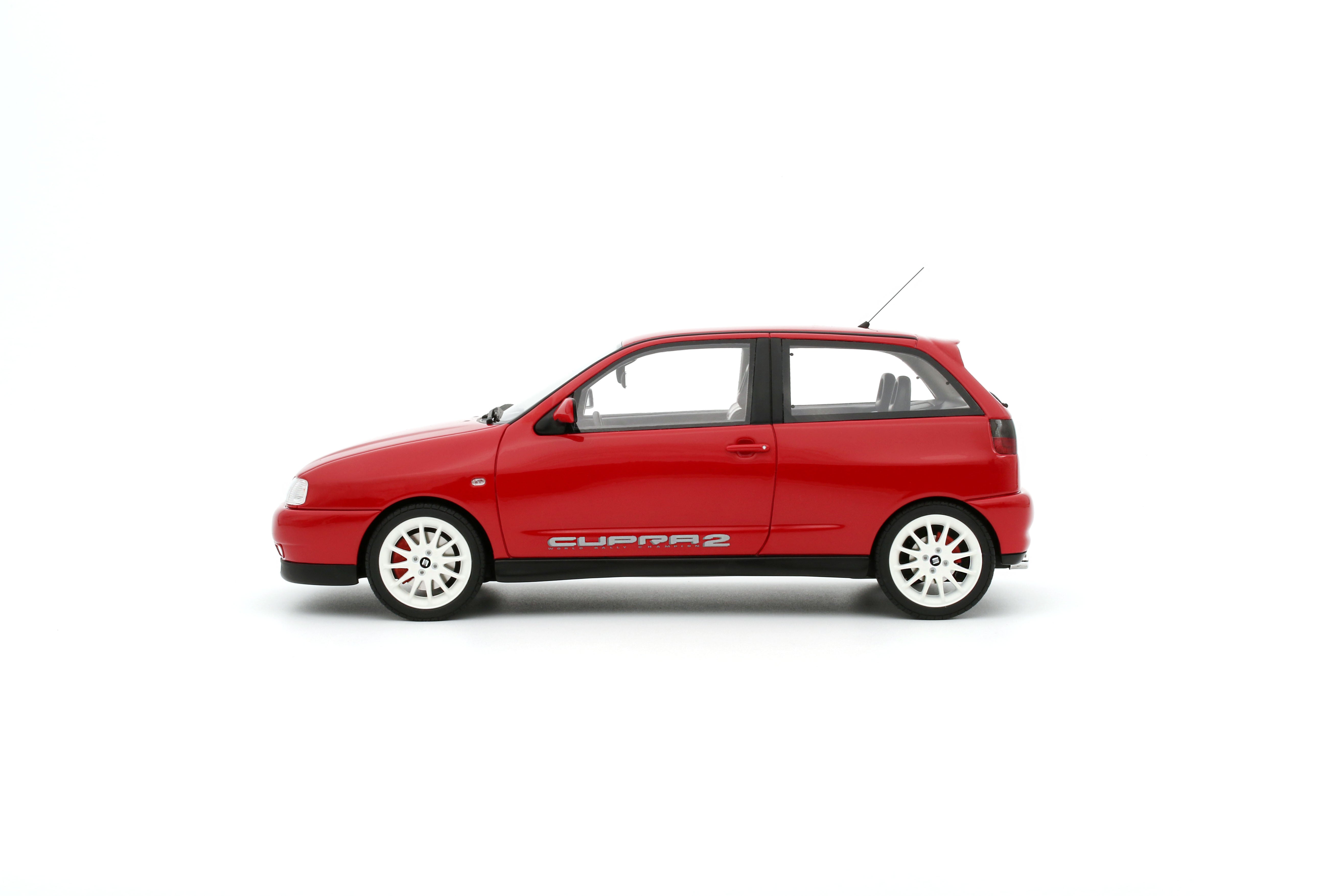 OTTO 1:18 Scale Resin Model Car - 1997 Seat Ibiza Cupra 2 Mk2, Red - OT1092