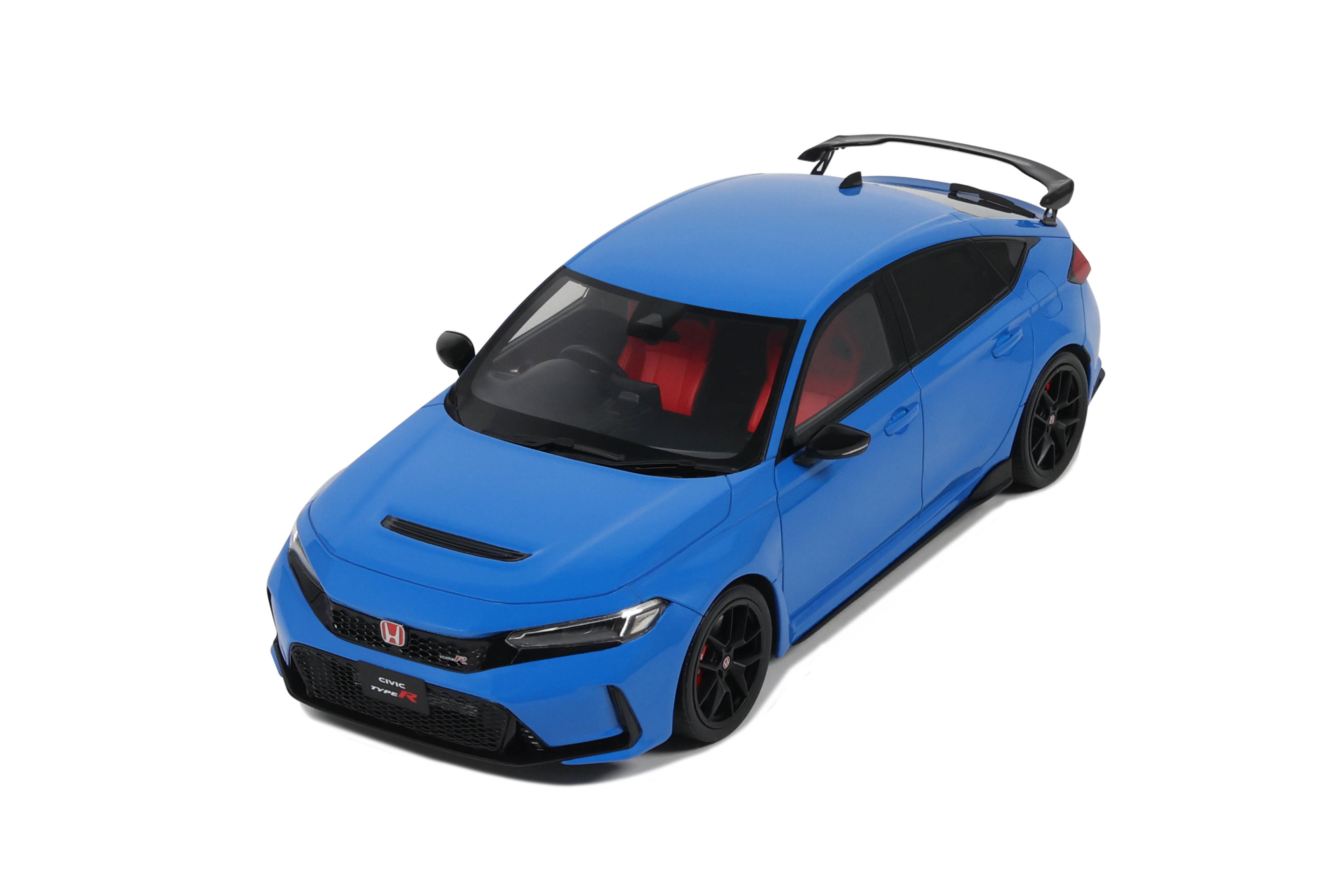 OTTO 1:18 Scale Resin - 2022 Honda Civic Type R Racing, Boost Blue Pearl - OT1093