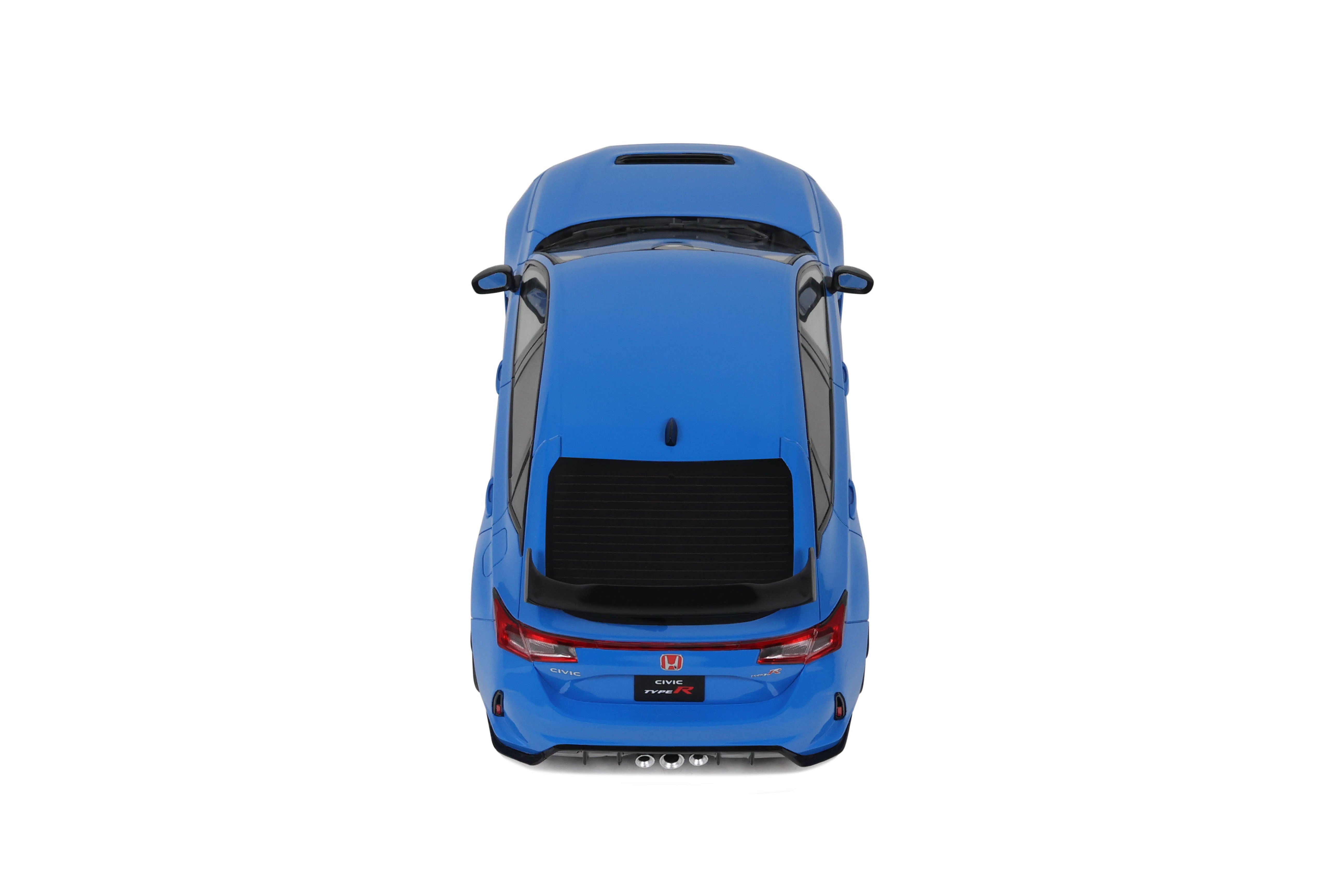 OTTO 1:18 Scale Resin - 2022 Honda Civic Type R Racing, Boost Blue Pearl - OT1093
