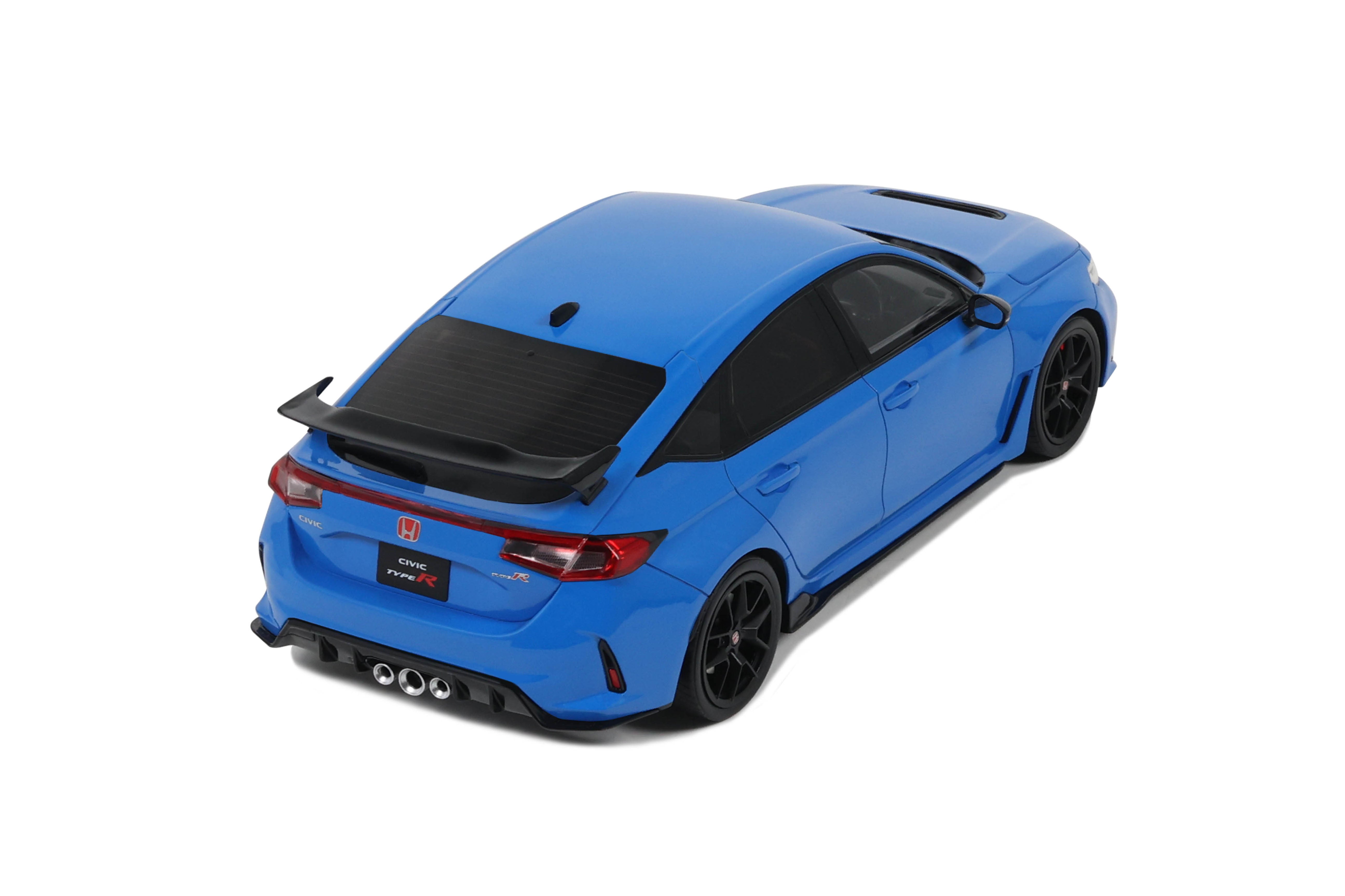 OTTO 1:18 Scale Resin - 2022 Honda Civic Type R Racing, Boost Blue Pearl - OT1093