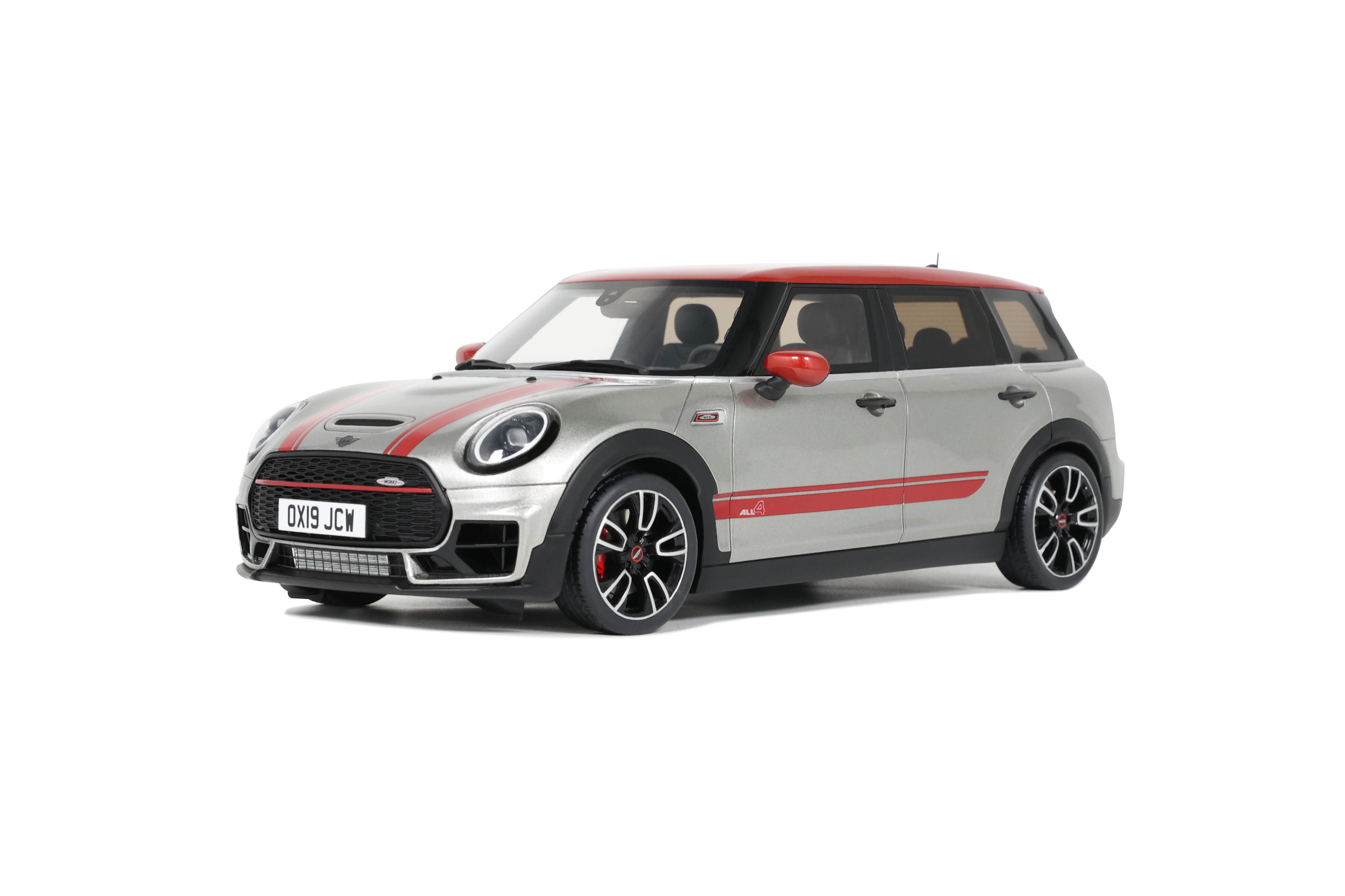 OTTO 1:18 Scale Resin - 2023 Mini Clubman F54 JCW, Melting Silver- OT1106
