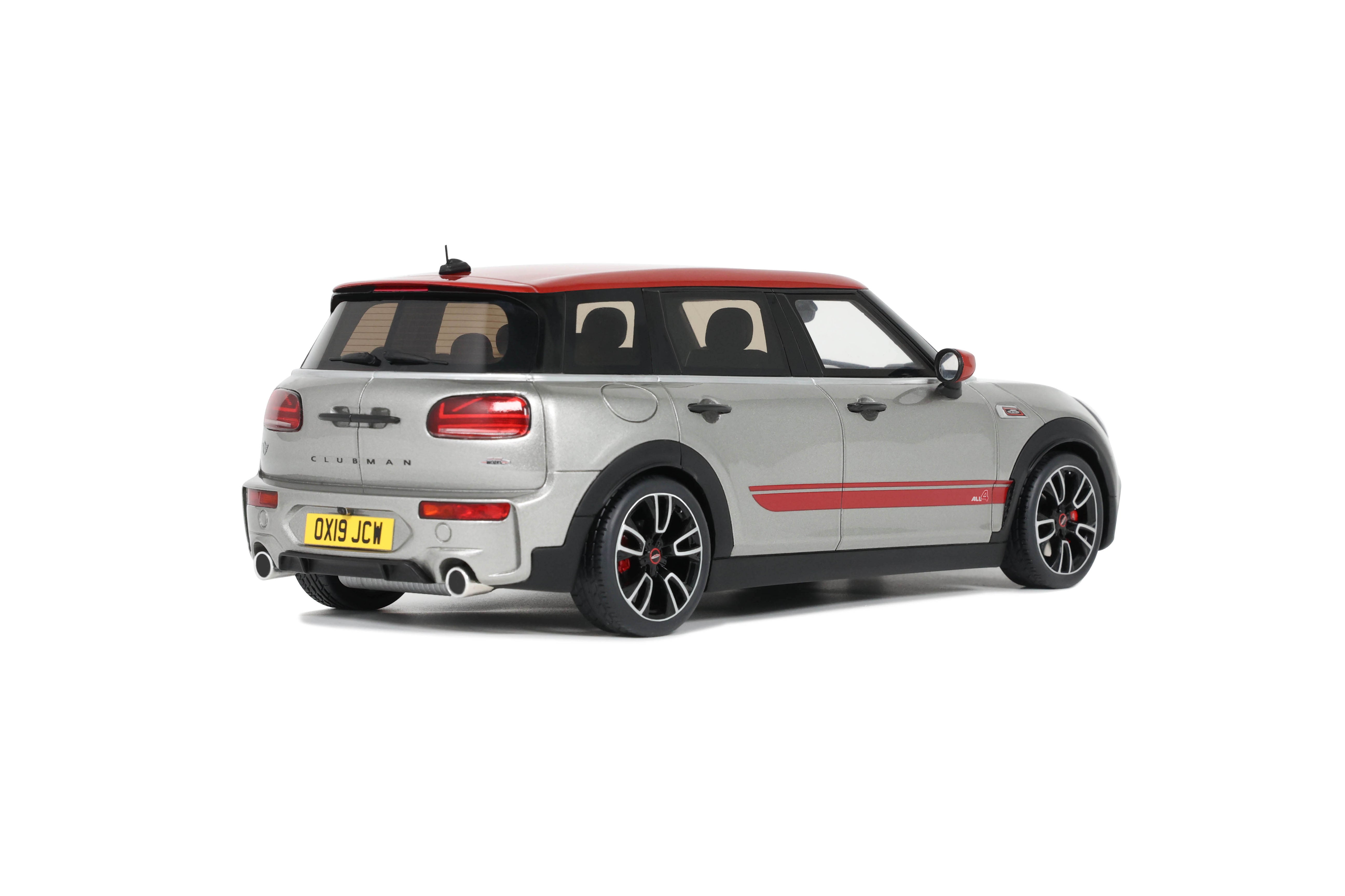 OTTO 1:18 Scale Resin - 2023 Mini Clubman F54 JCW, Melting Silver- OT1106
