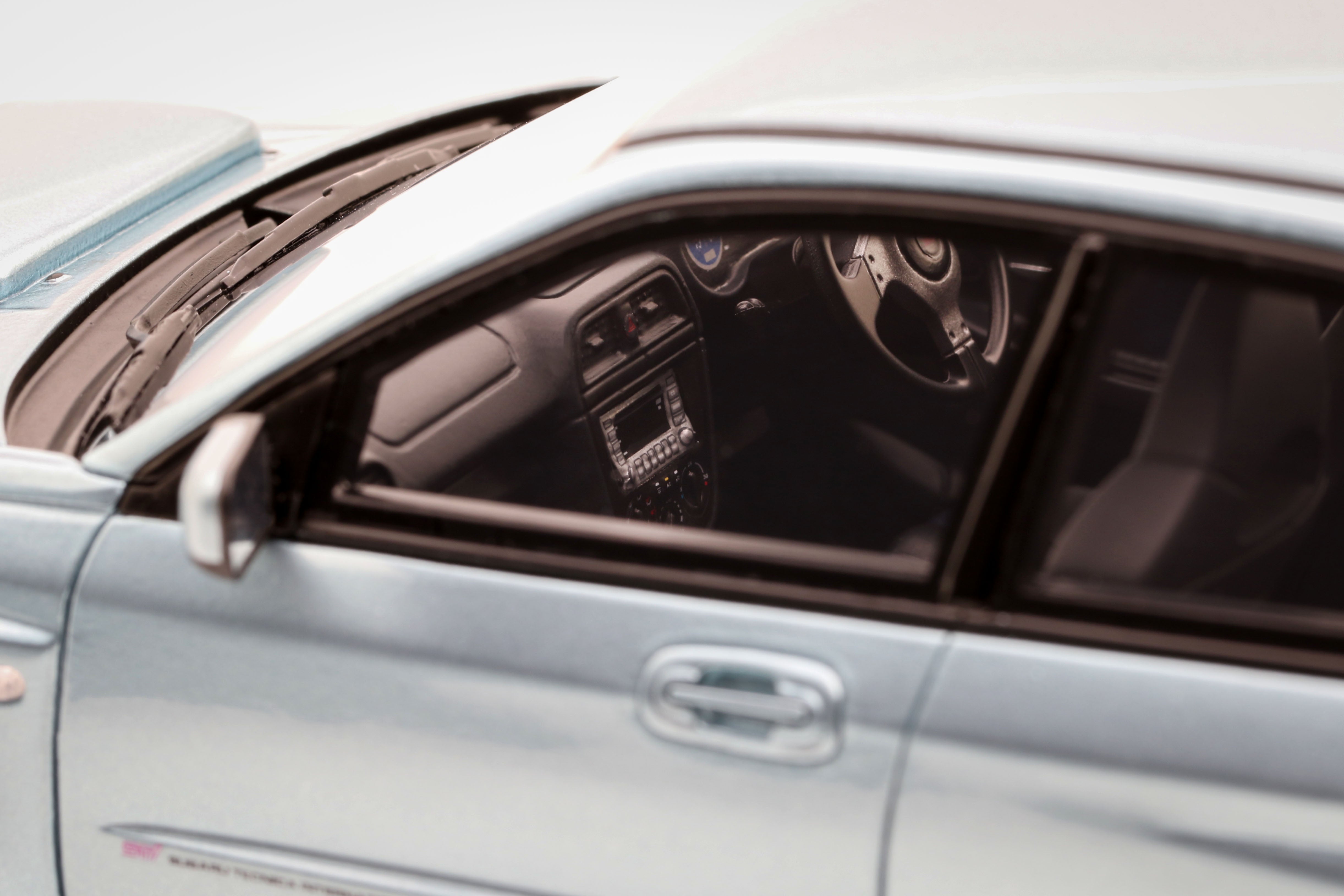 OTTO 1:18 Scale Resin - 2003 Subaru Impreza WRX STi WR1, Petter Solberg Edition, Blue - OT1114