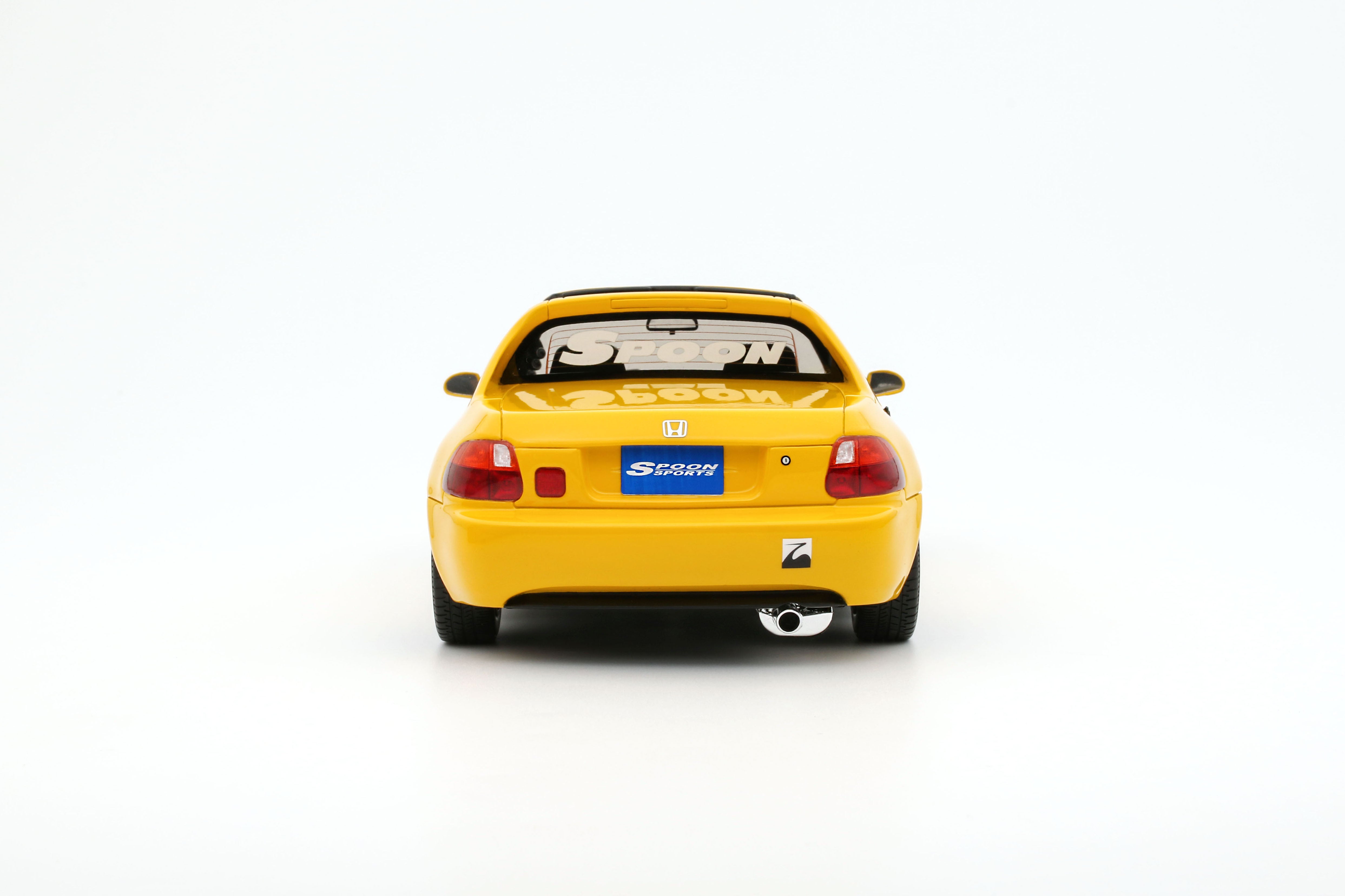 OTTO 1:18 Scale Resin - 1996 Honda Civic Del Sol - Phoenix Yellow - OT1154