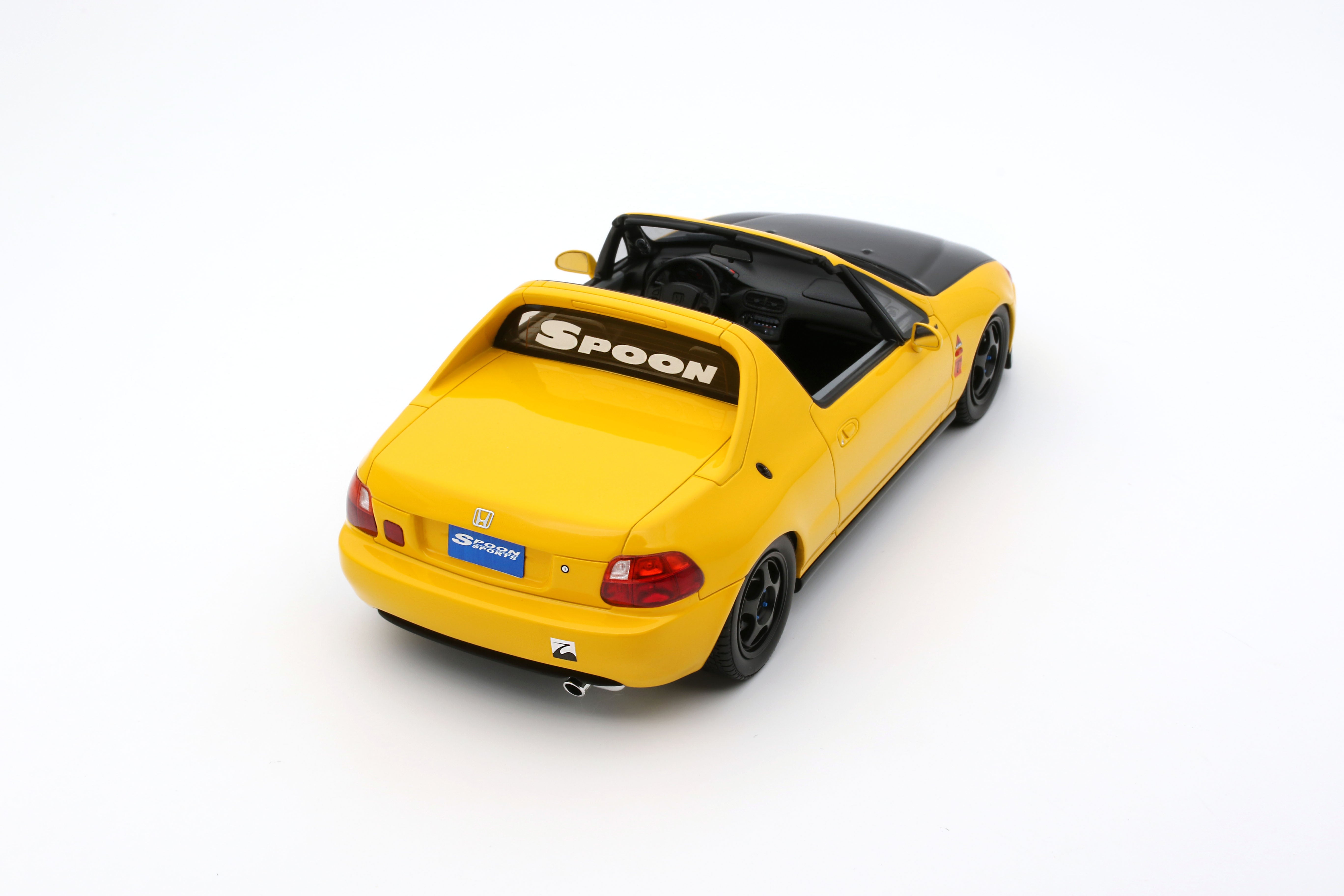 OTTO 1:18 Scale Resin - 1996 Honda Civic Del Sol - Phoenix Yellow - OT1154