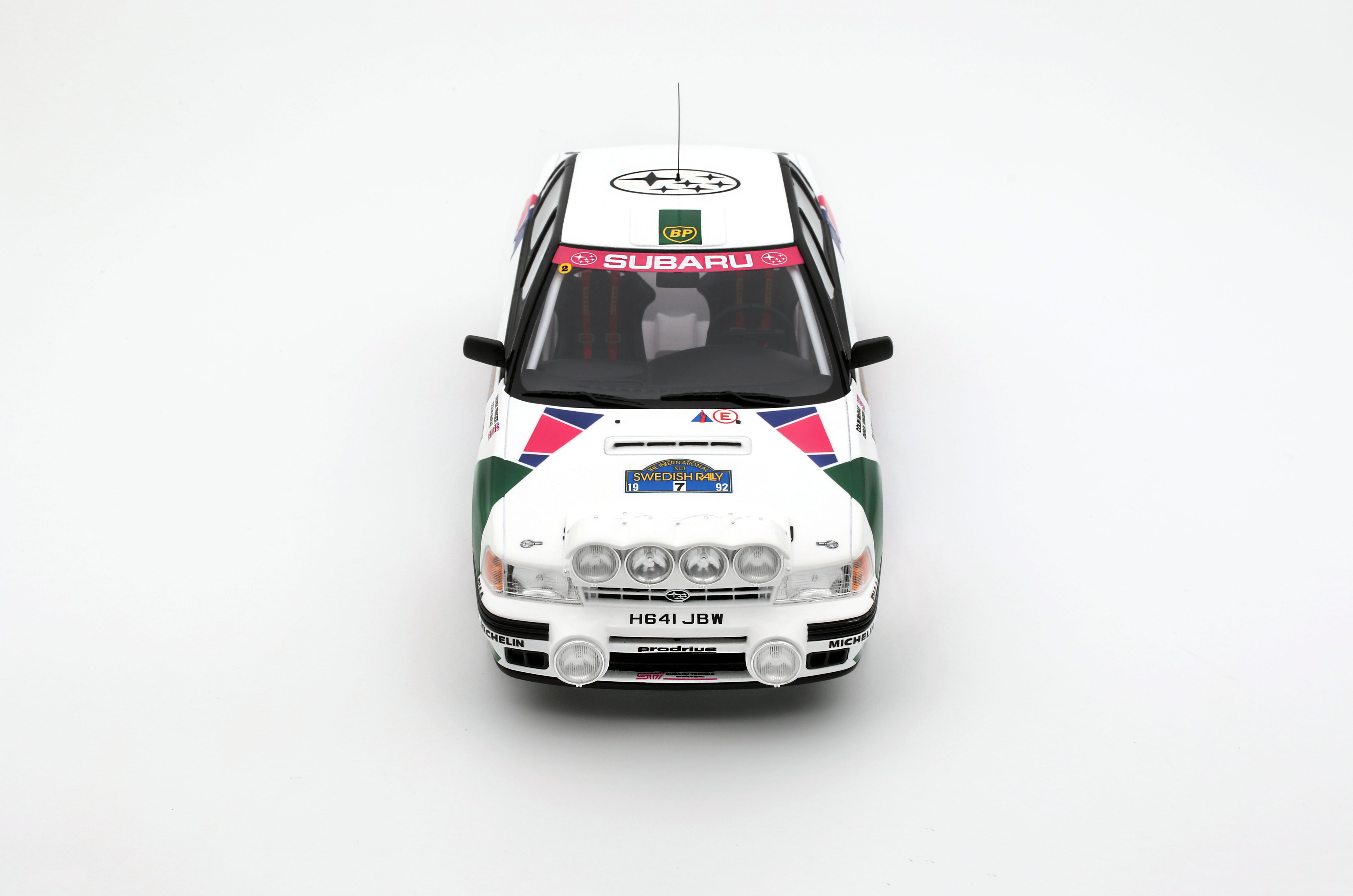 OTTO 1:18 Scale Resin - SUBARU LEGACY RS GR.A COLIN MCRAE SWEDISH RALLY 1992 - OT1158