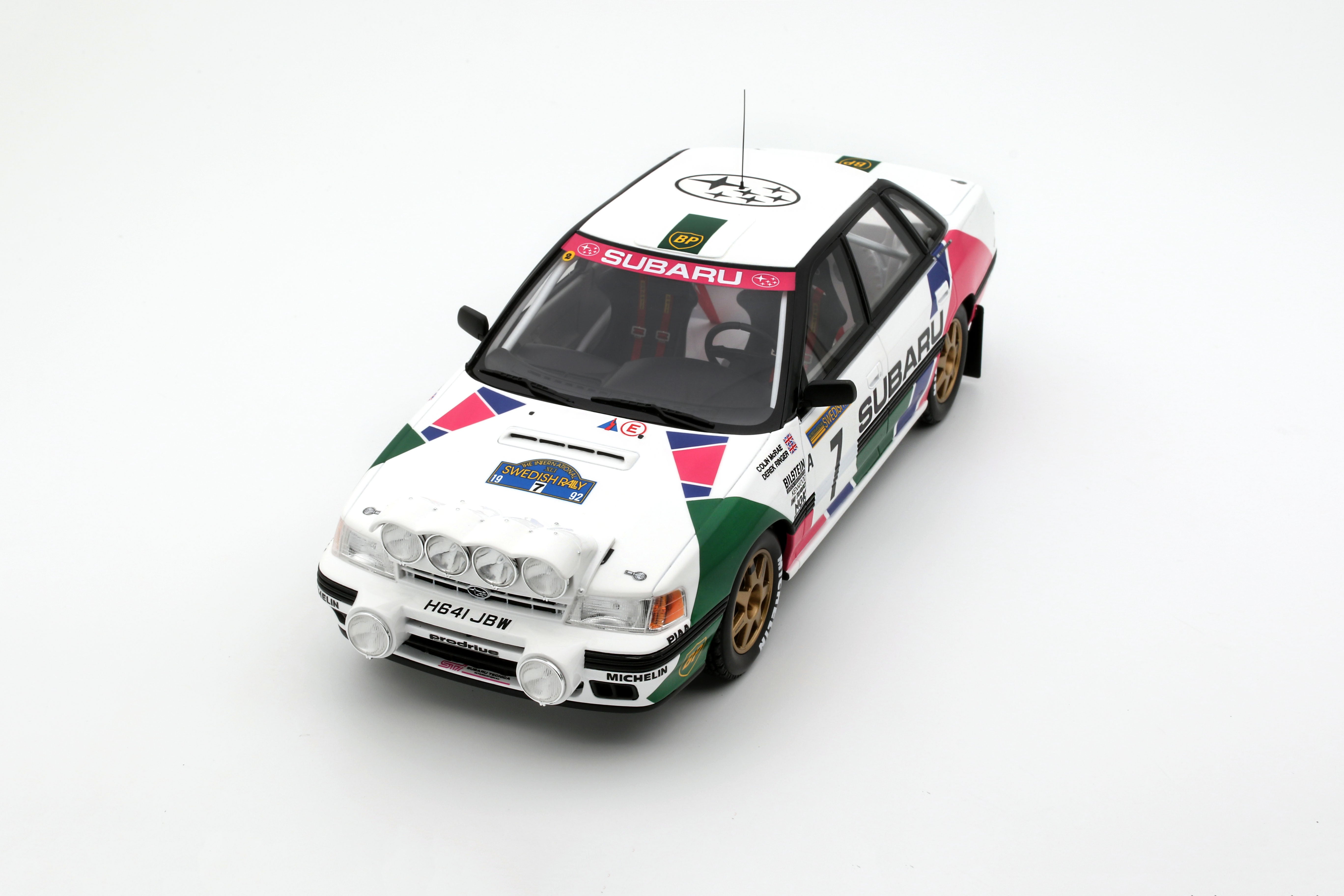 OTTO 1:18 Scale Resin - SUBARU LEGACY RS GR.A COLIN MCRAE SWEDISH RALLY 1992 - OT1158