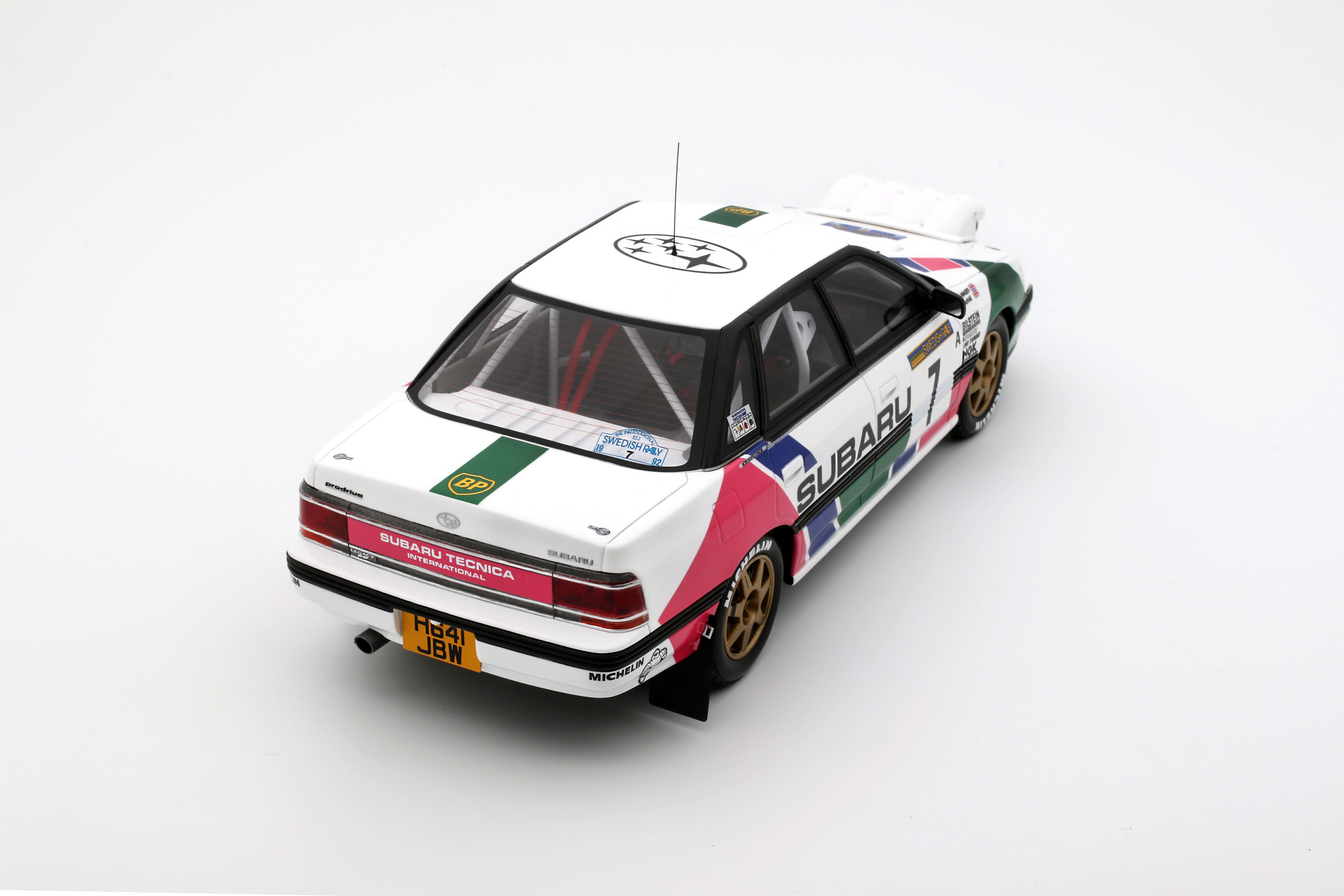 OTTO 1:18 Scale Resin - SUBARU LEGACY RS GR.A COLIN MCRAE SWEDISH RALLY 1992 - OT1158