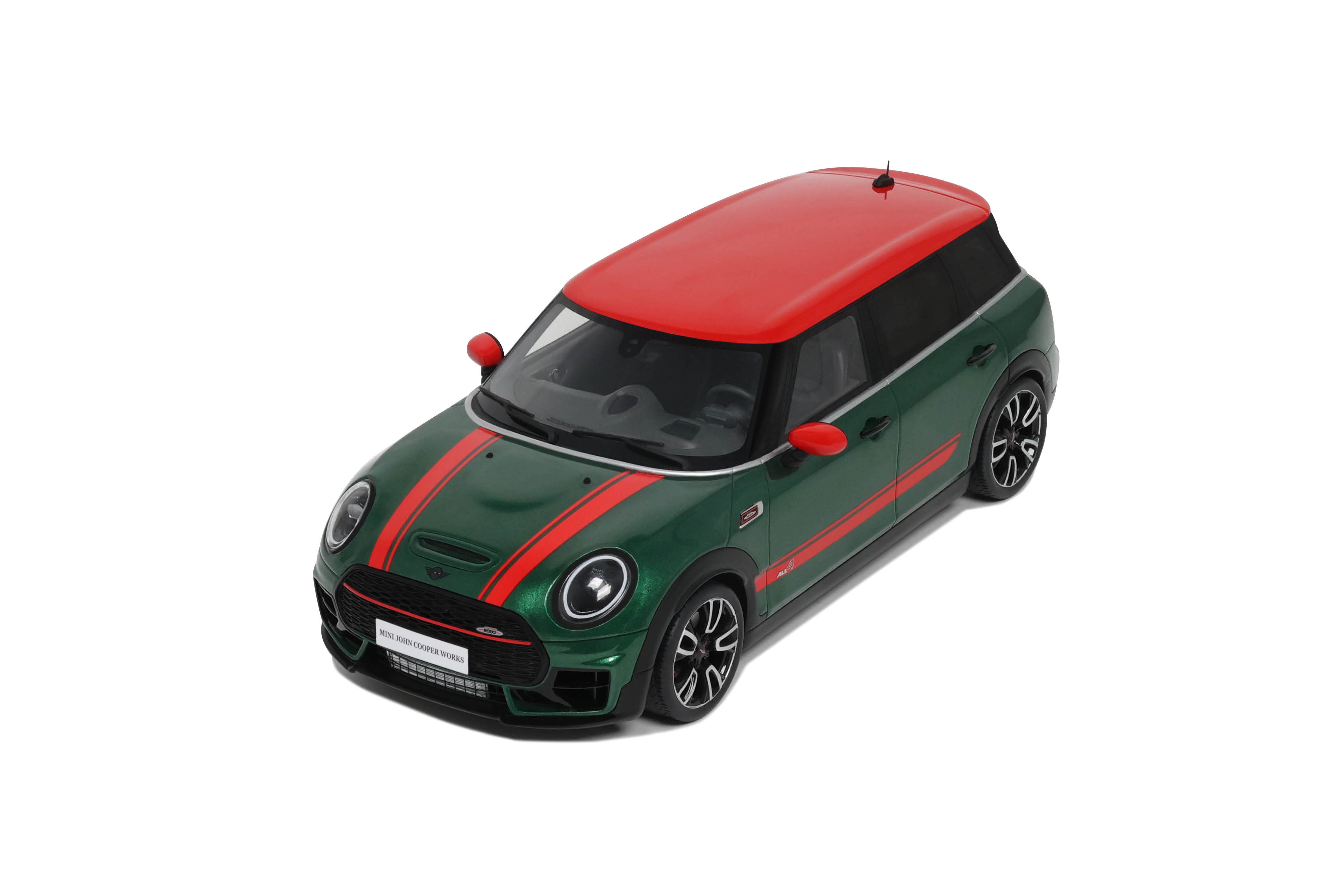 OTTO 1:18 Scale Resin - 2023 Mini Clubman F54 JCW, British Racing Green - OT1168
