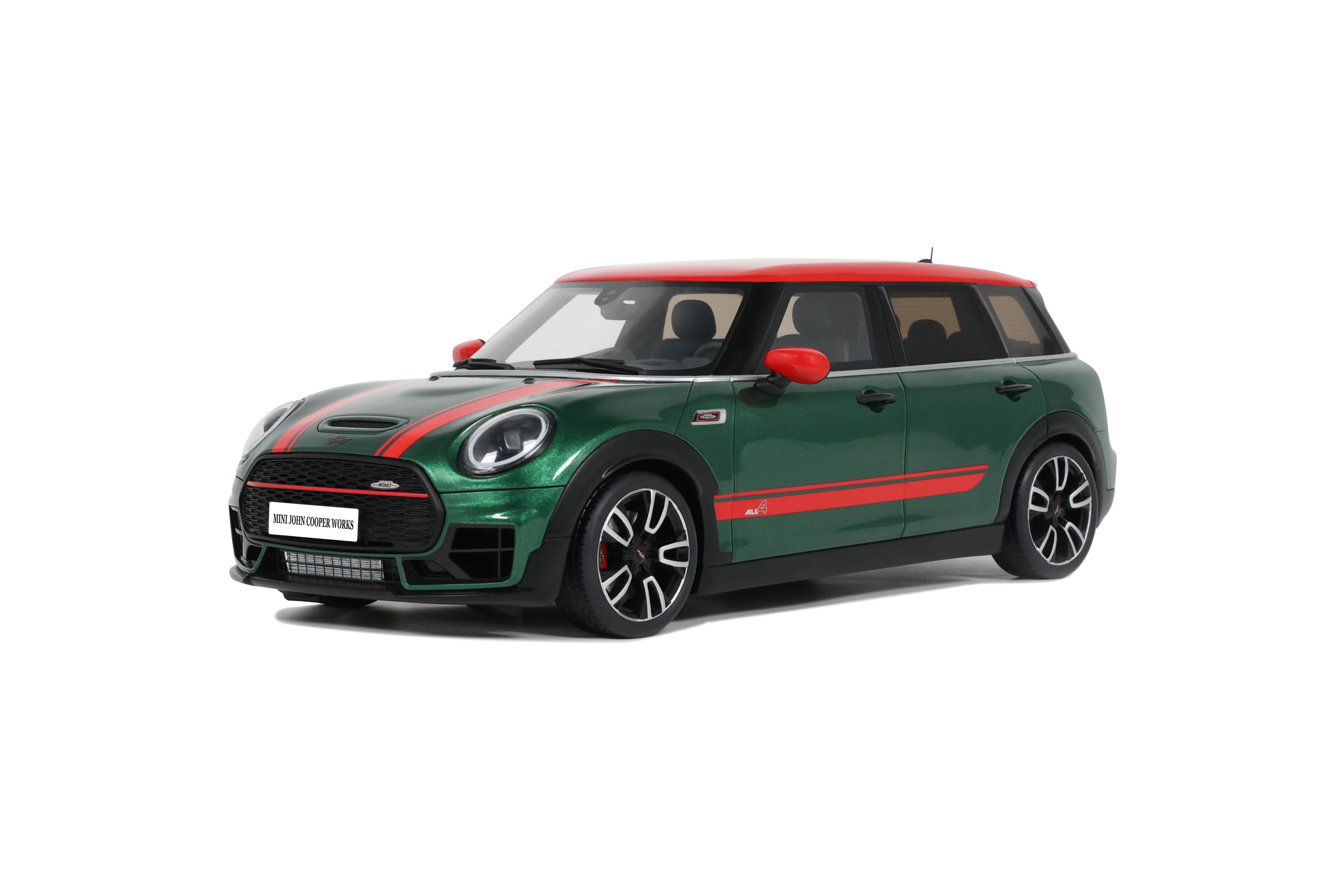 OTTO 1:18 Scale Resin - 2023 Mini Clubman F54 JCW, British Racing Green - OT1168