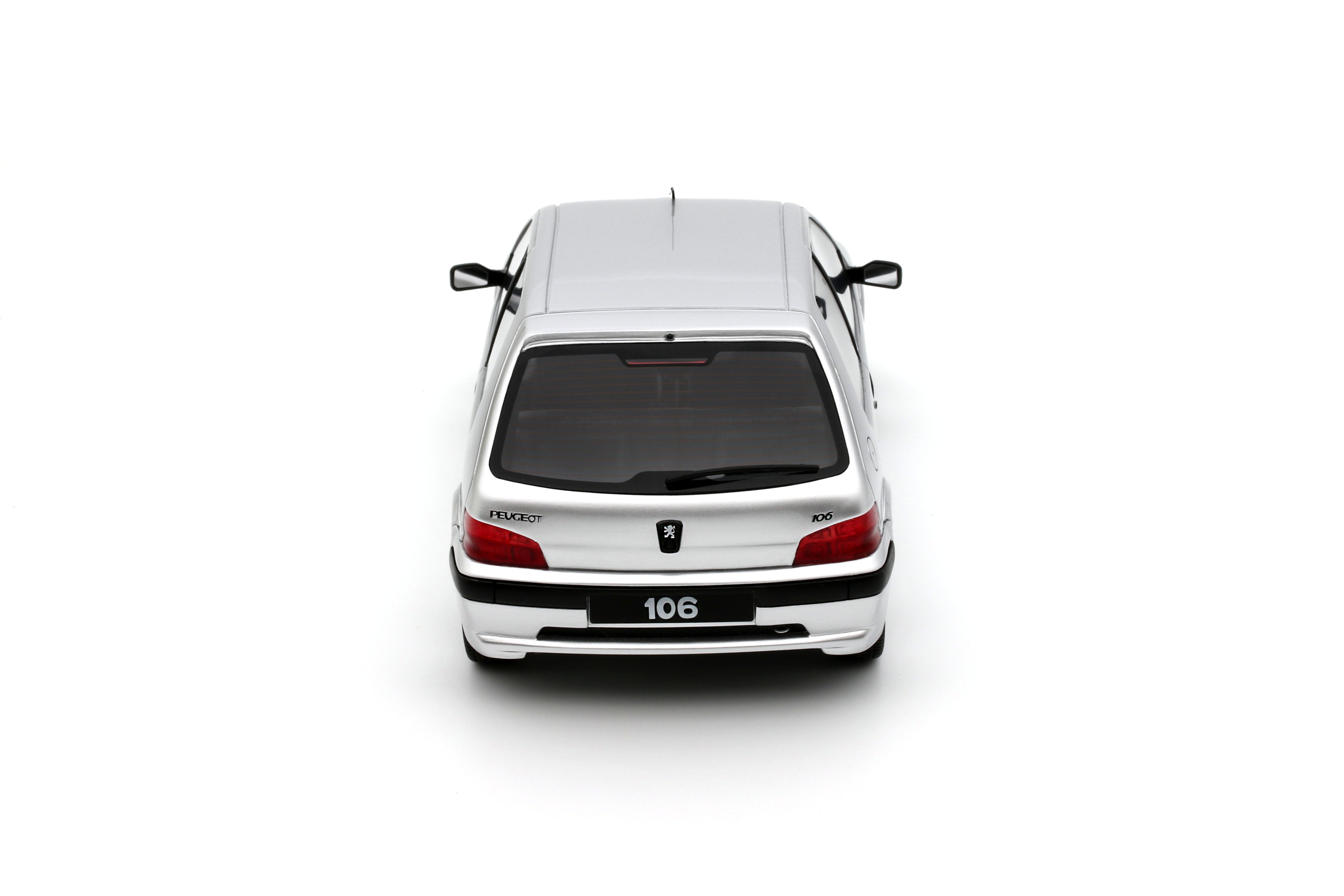 OTTO 1:18 Scale Resin - 2000 PEUGEOT 106 Quicksilver, GRis Quartz - OT1177