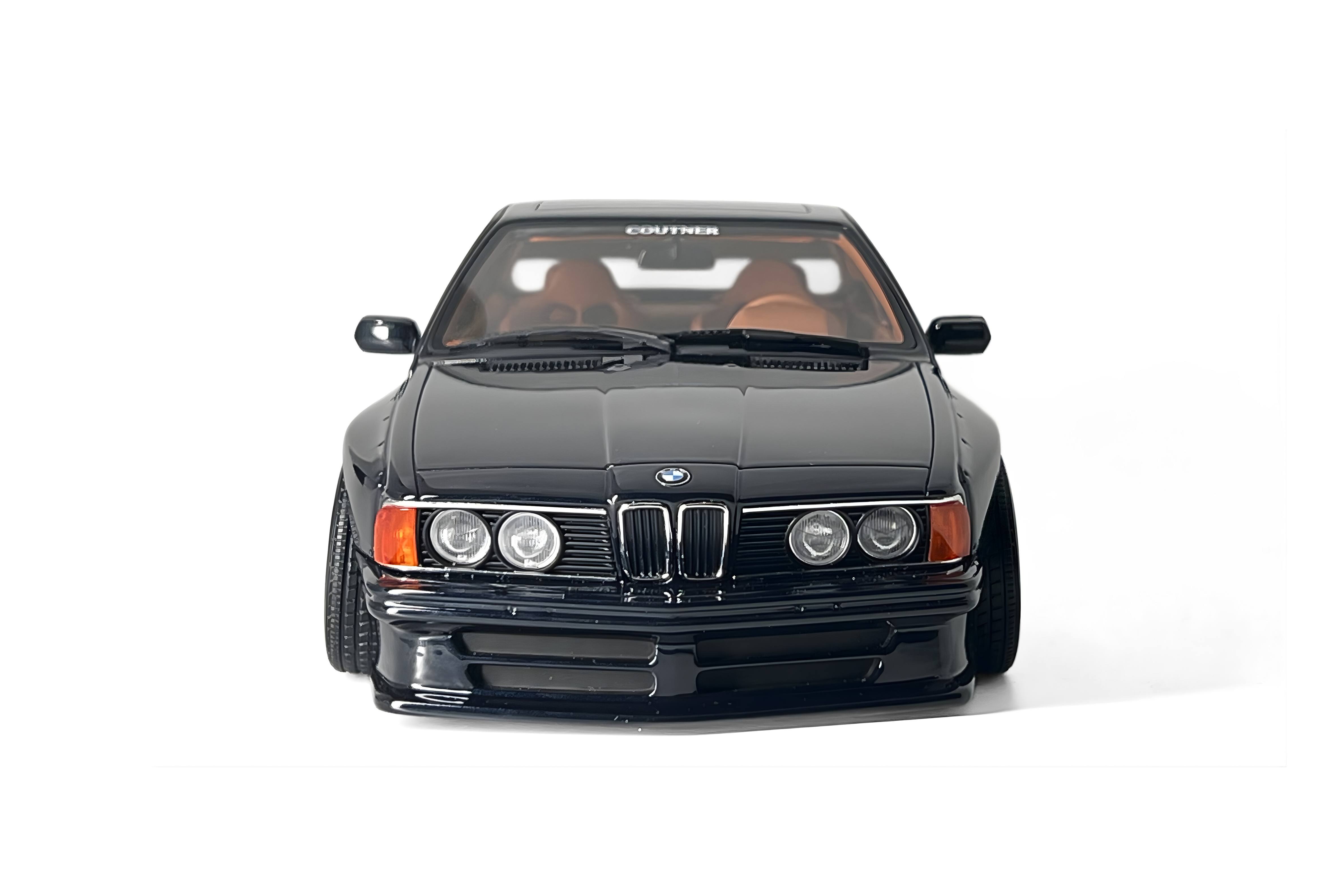OTTO 1:18 Scale Resin Car - 2021 BMW 635 CSI (E24) WIDEBODY BY COUTNER, DEEP BLUE METALLIC - OT1184