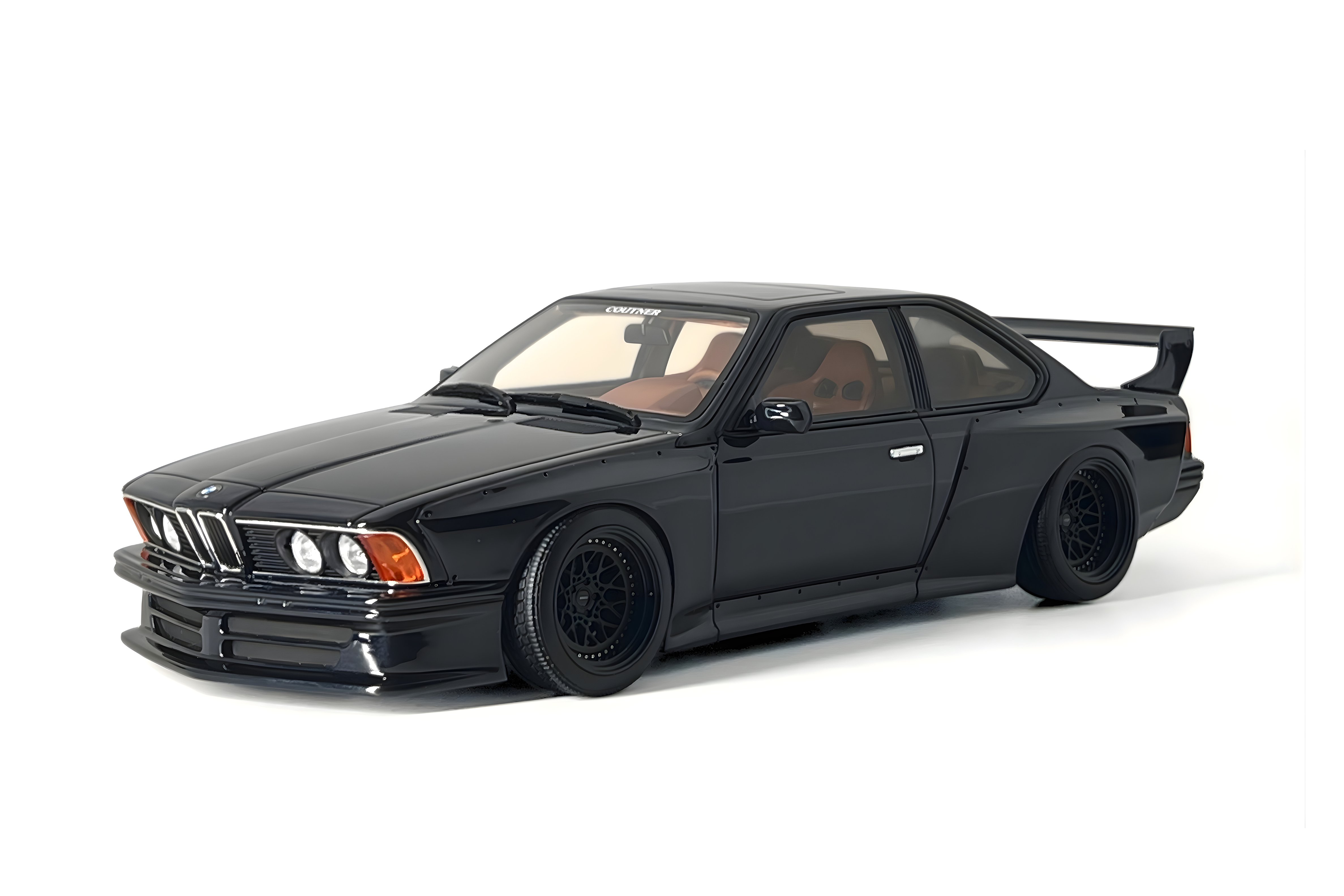 OTTO 1:18 Scale Resin Car - 2021 BMW 635 CSI (E24) WIDEBODY BY COUTNER, DEEP BLUE METALLIC - OT1184