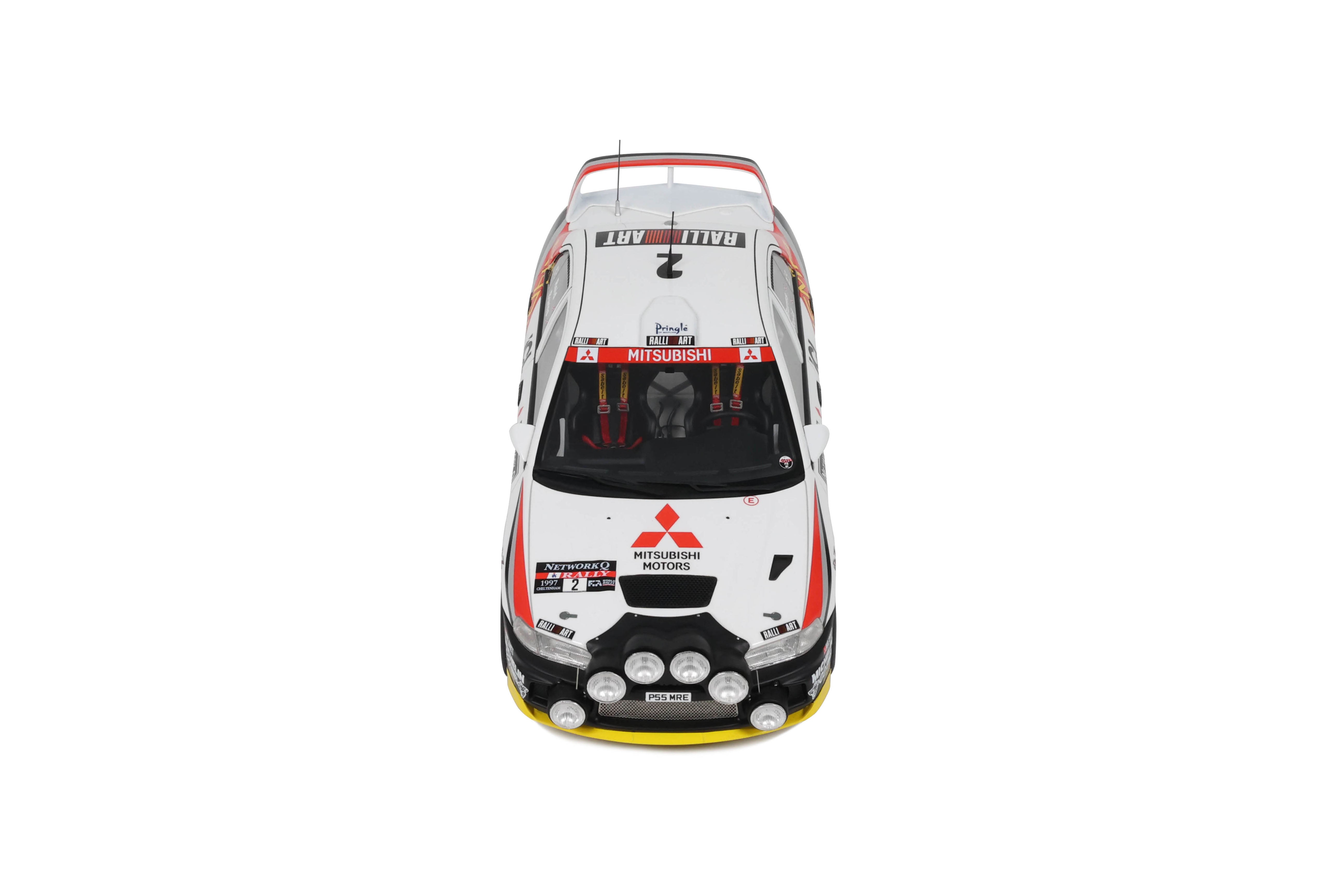 OTTO 1:18 Scale Resin - Mitsubishi Charisma GT GR.A White, R Burns, RAC Rally 1997 - OT1192