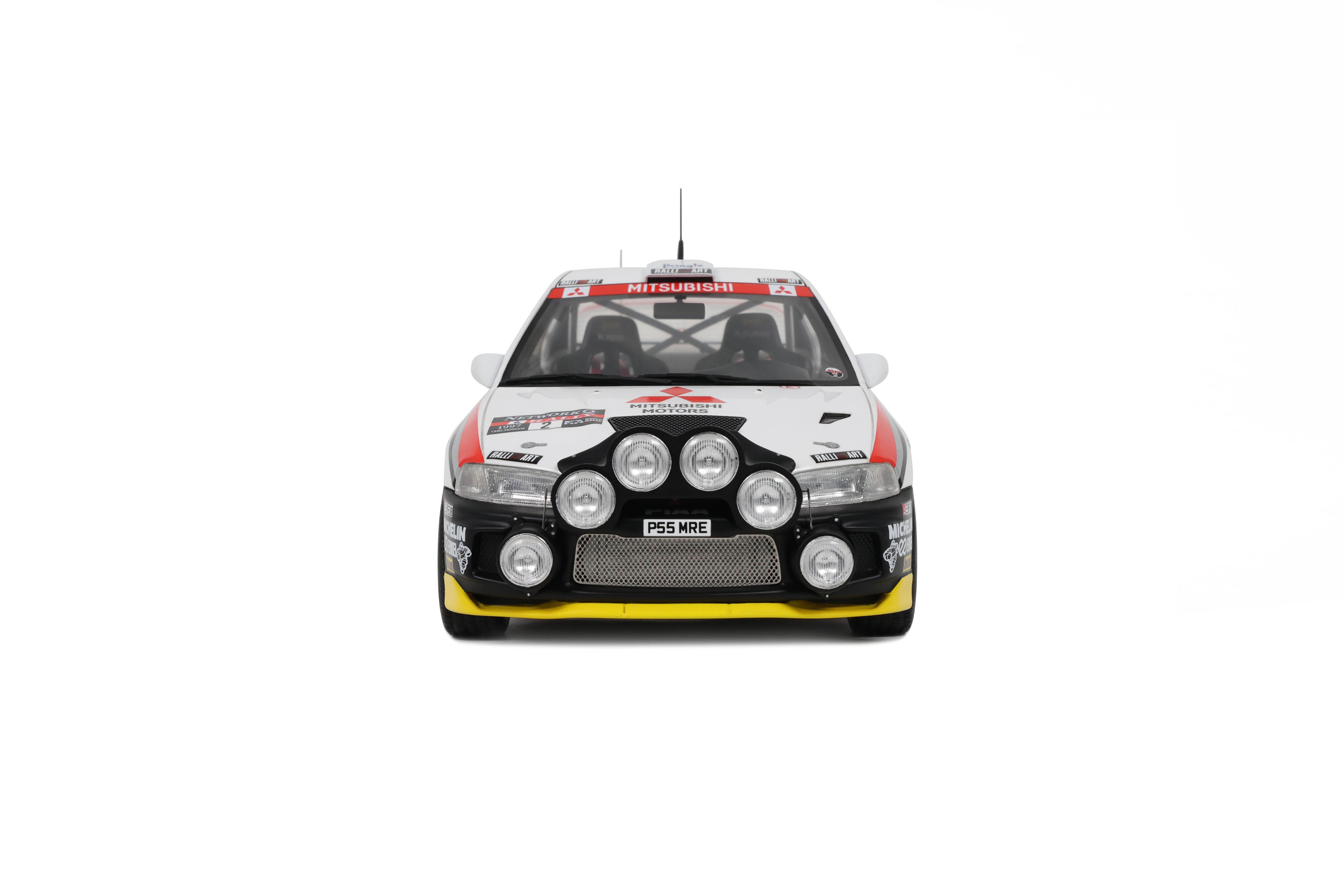 OTTO 1:18 Scale Resin - Mitsubishi Charisma GT GR.A White, R Burns, RAC Rally 1997 - OT1192