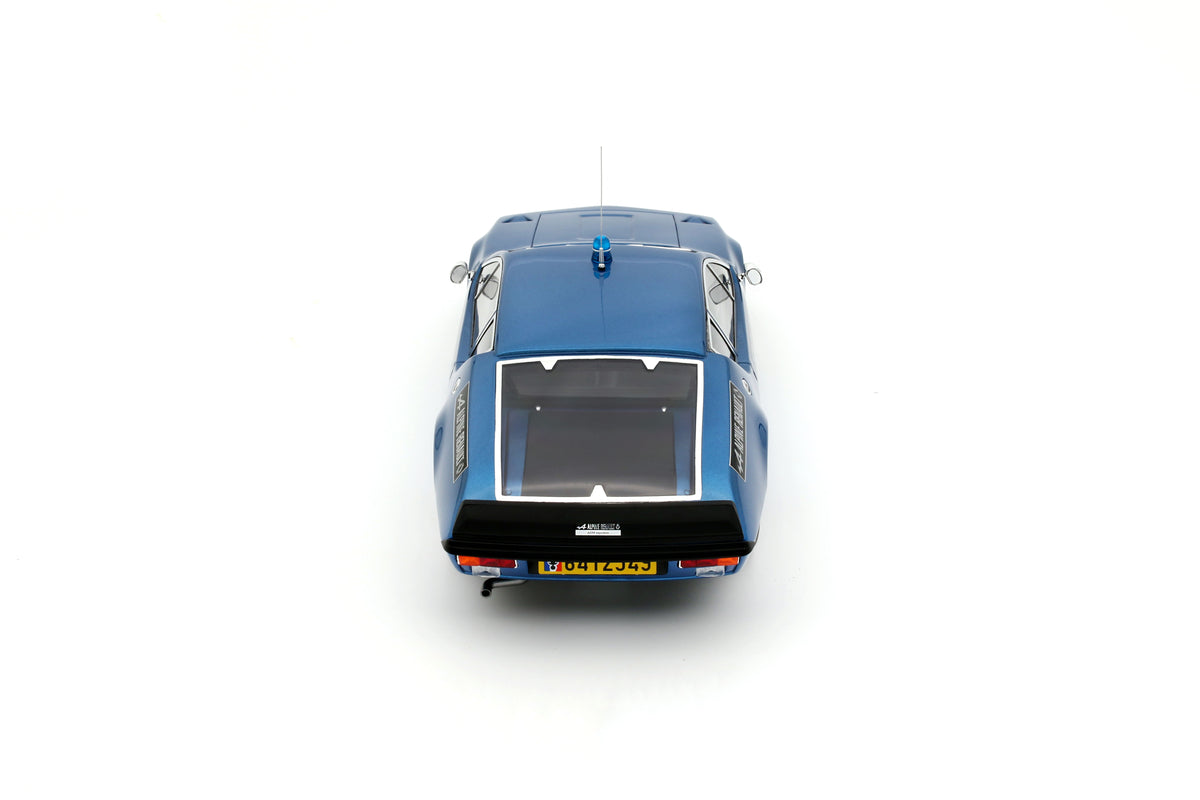 Otto 1:18 Scale Resin - 1974 Alpine A310 1600VF Gendarmerie, Blue - OT1253