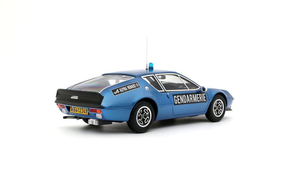 Otto 1:18 Scale Resin - 1974 Alpine A310 1600VF Gendarmerie, Blue - OT1253