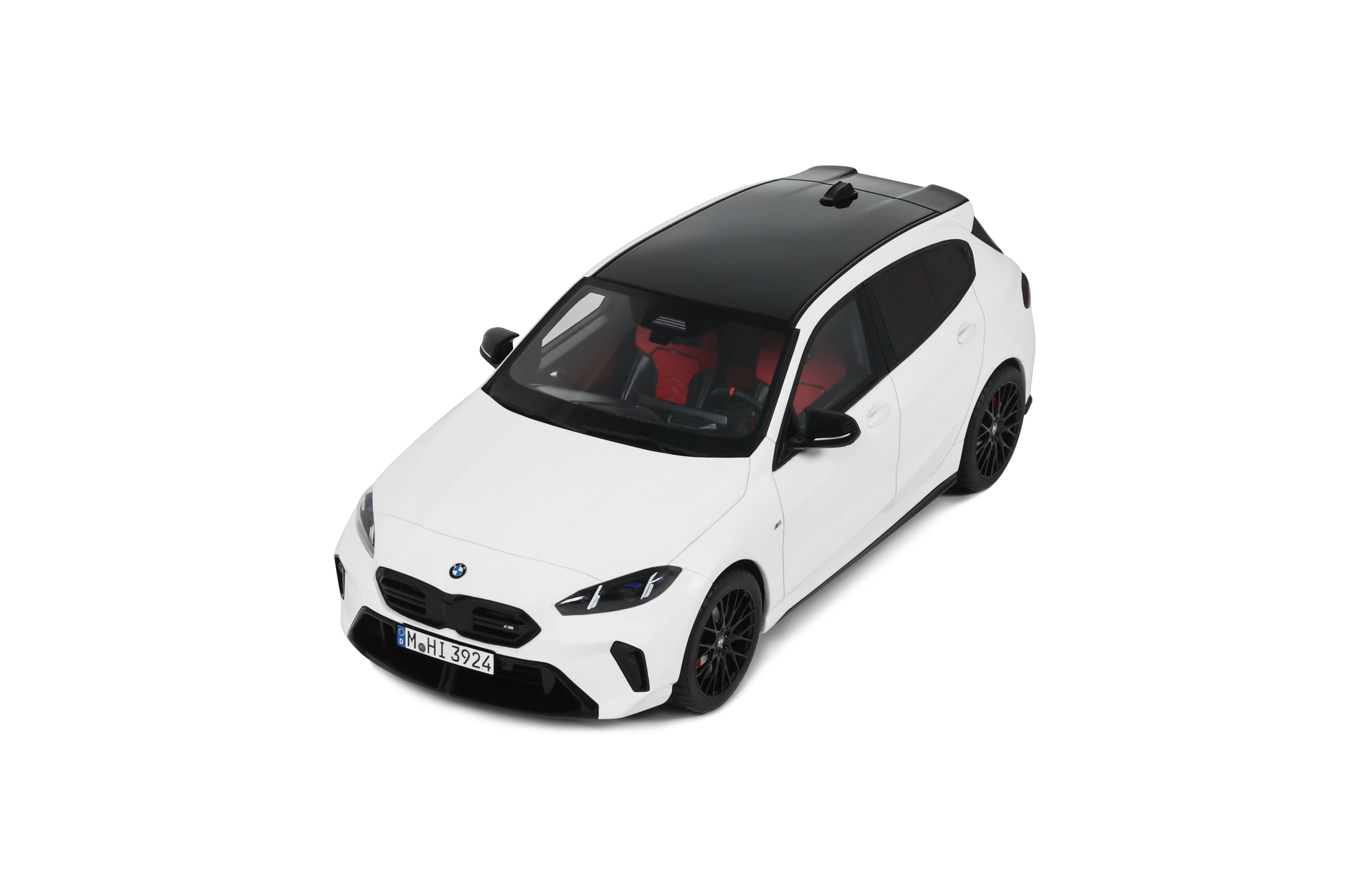 OTTO 1:18 Scale Resin - 2024 BMW M135 xDRIVE, ALPINE WHITE SOLID - OT1269