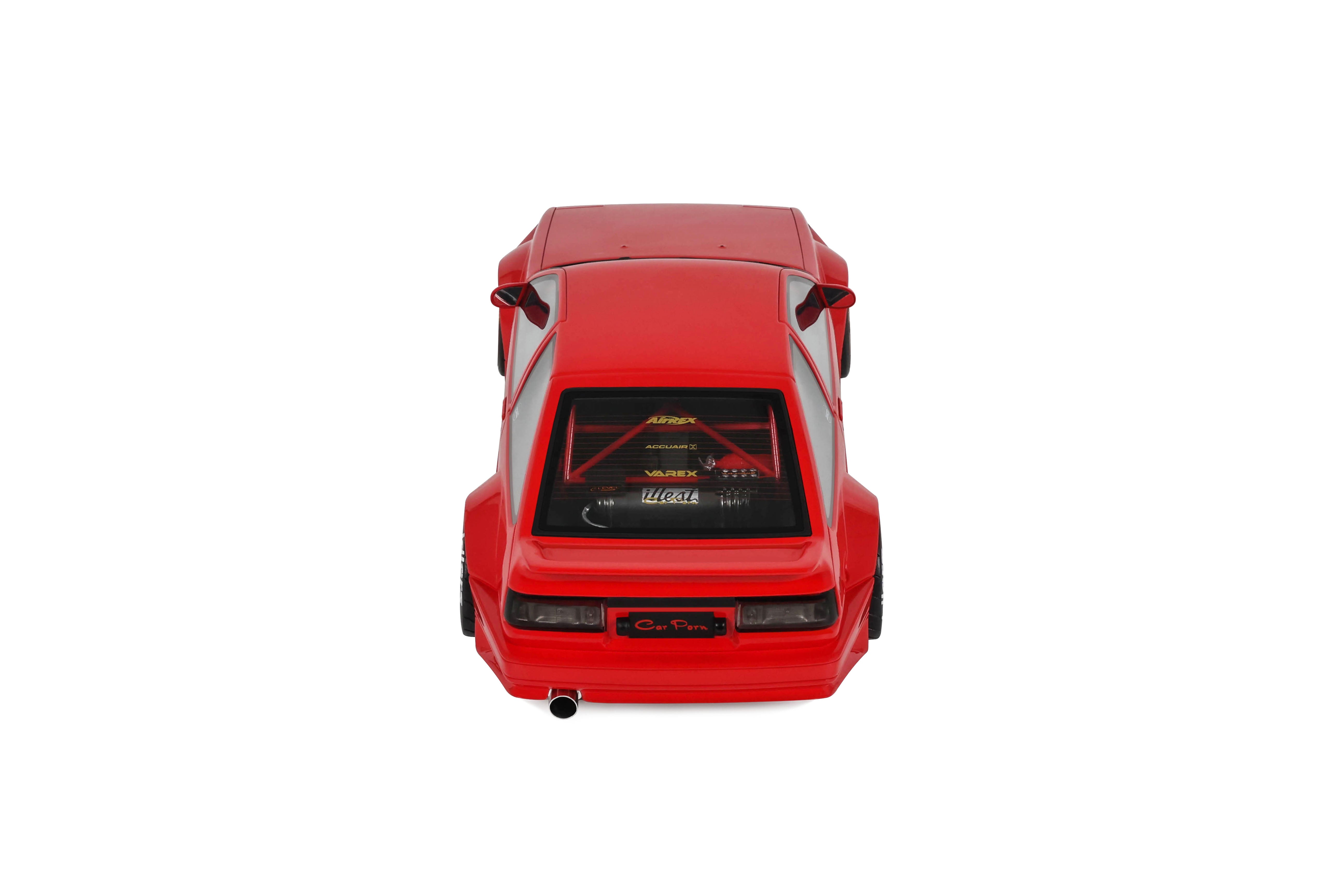 OTTO 1:18 Scale Resin - 1986 TOYOTA AE86 SPRINTER TRUENO WIDEBODY - FERRARI ROSSO CORSA - OT1278