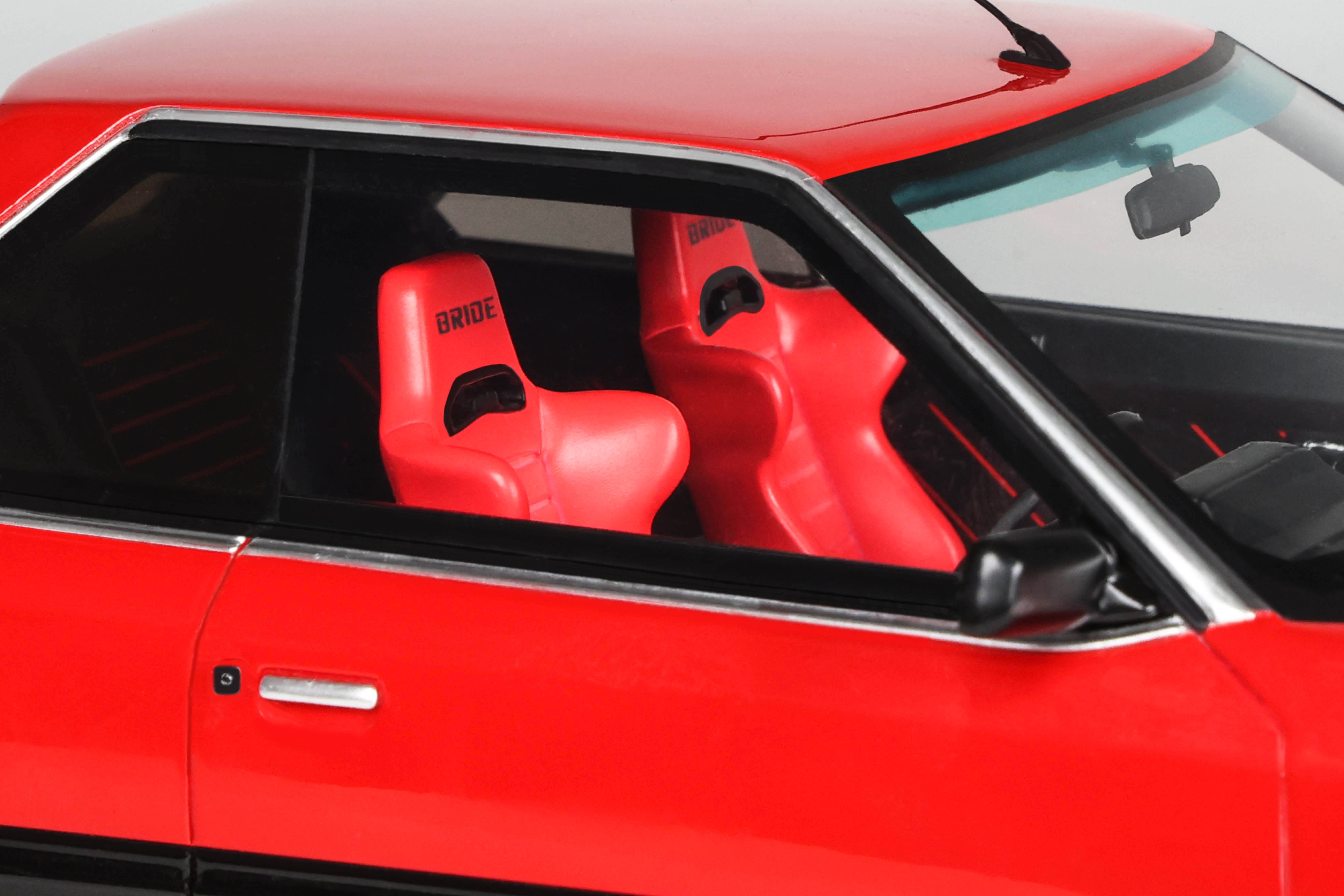 OTTO 1:18 Scale Resin - 2025 NISSAN SKYLINE 2000 RS-X TURBO (DR 30 TURBO C) TUNING, RED 059 - OT1305