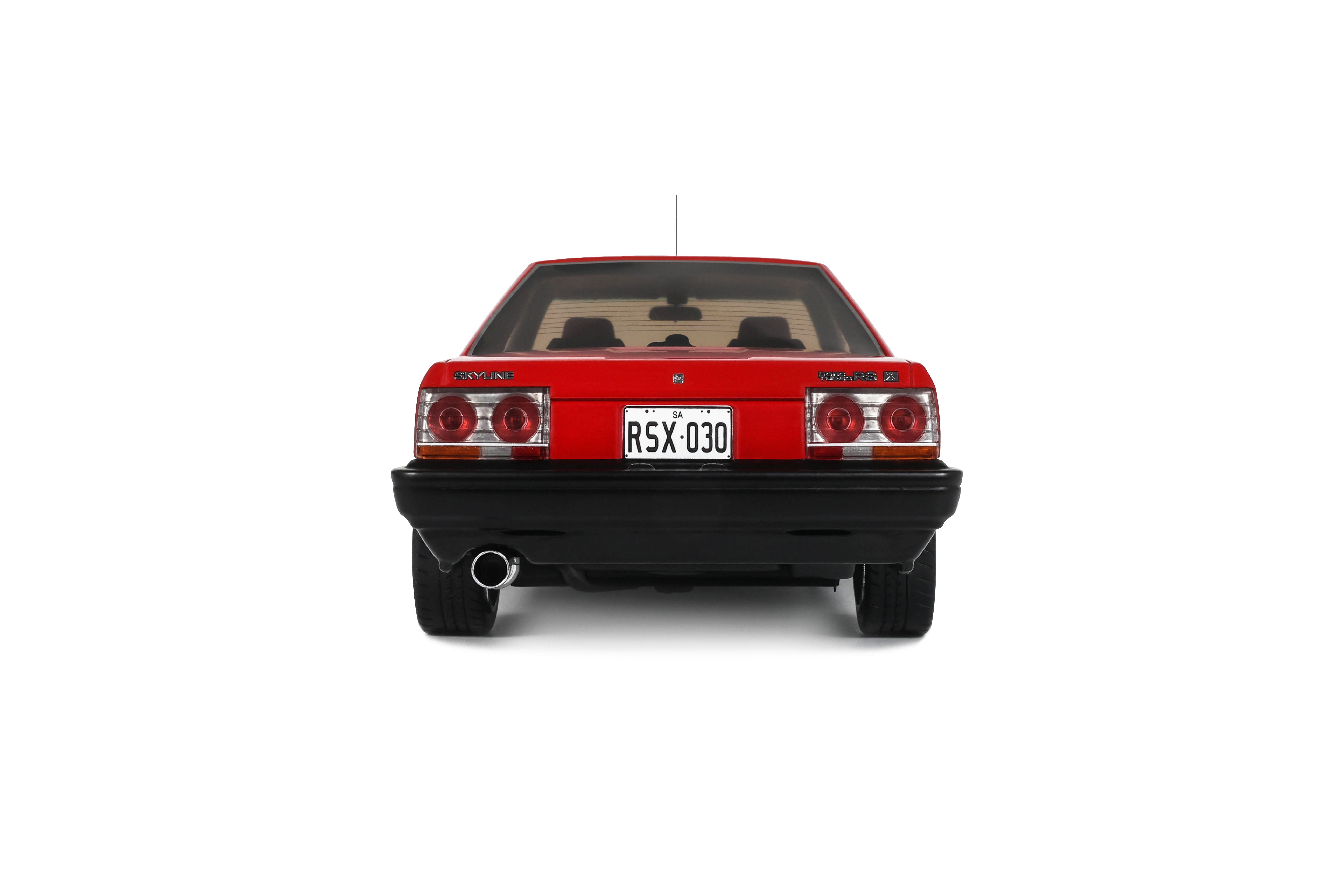 OTTO 1:18 Scale Resin - 2025 NISSAN SKYLINE 2000 RS-X TURBO (DR 30 TURBO C) TUNING, RED 059 - OT1305