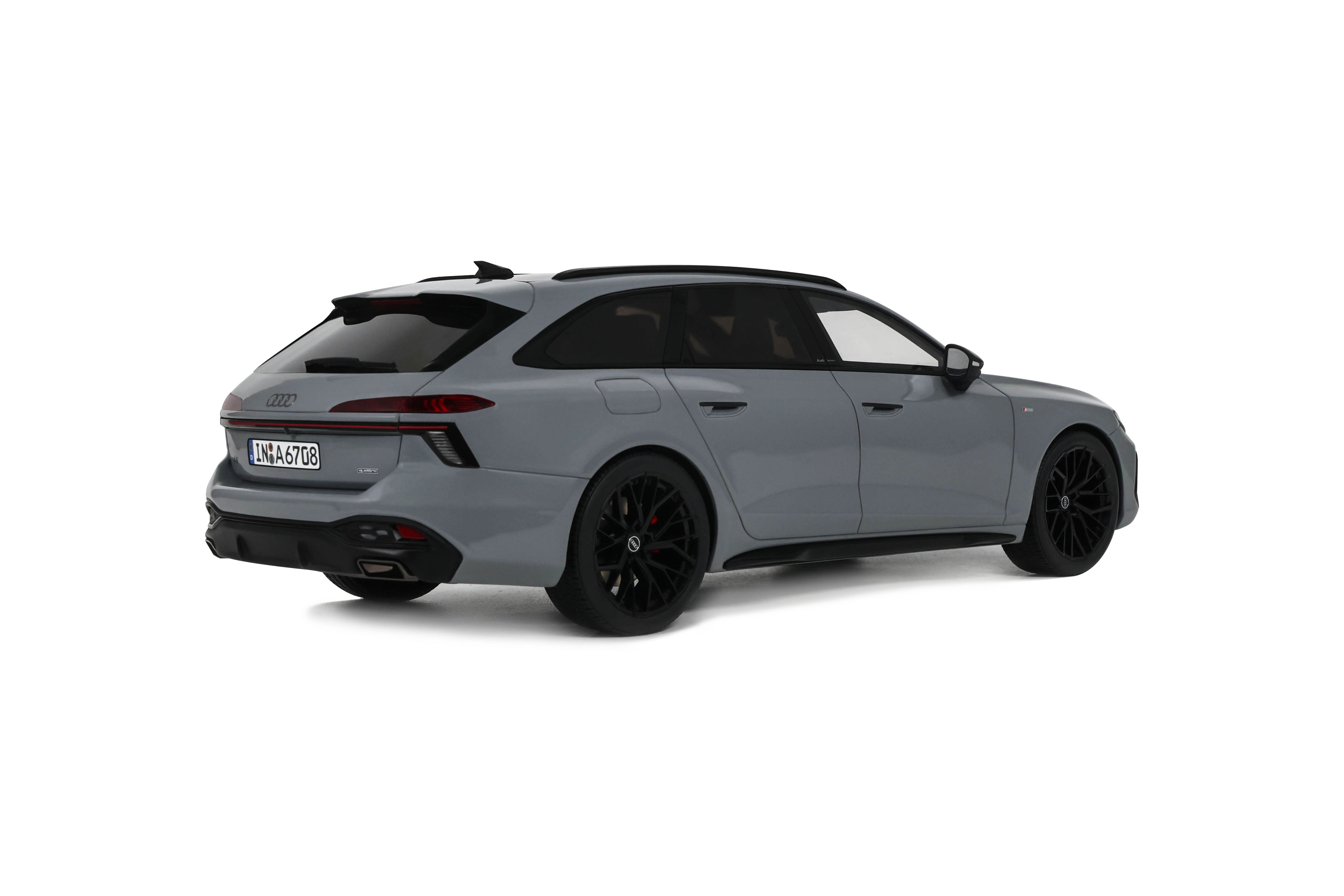 OTTO 1:18 Scale Resin - 2025 AUDI A6 AVANT E-HYBRID QUATTRO EDITION ONE, NARDO GREY - OT1314