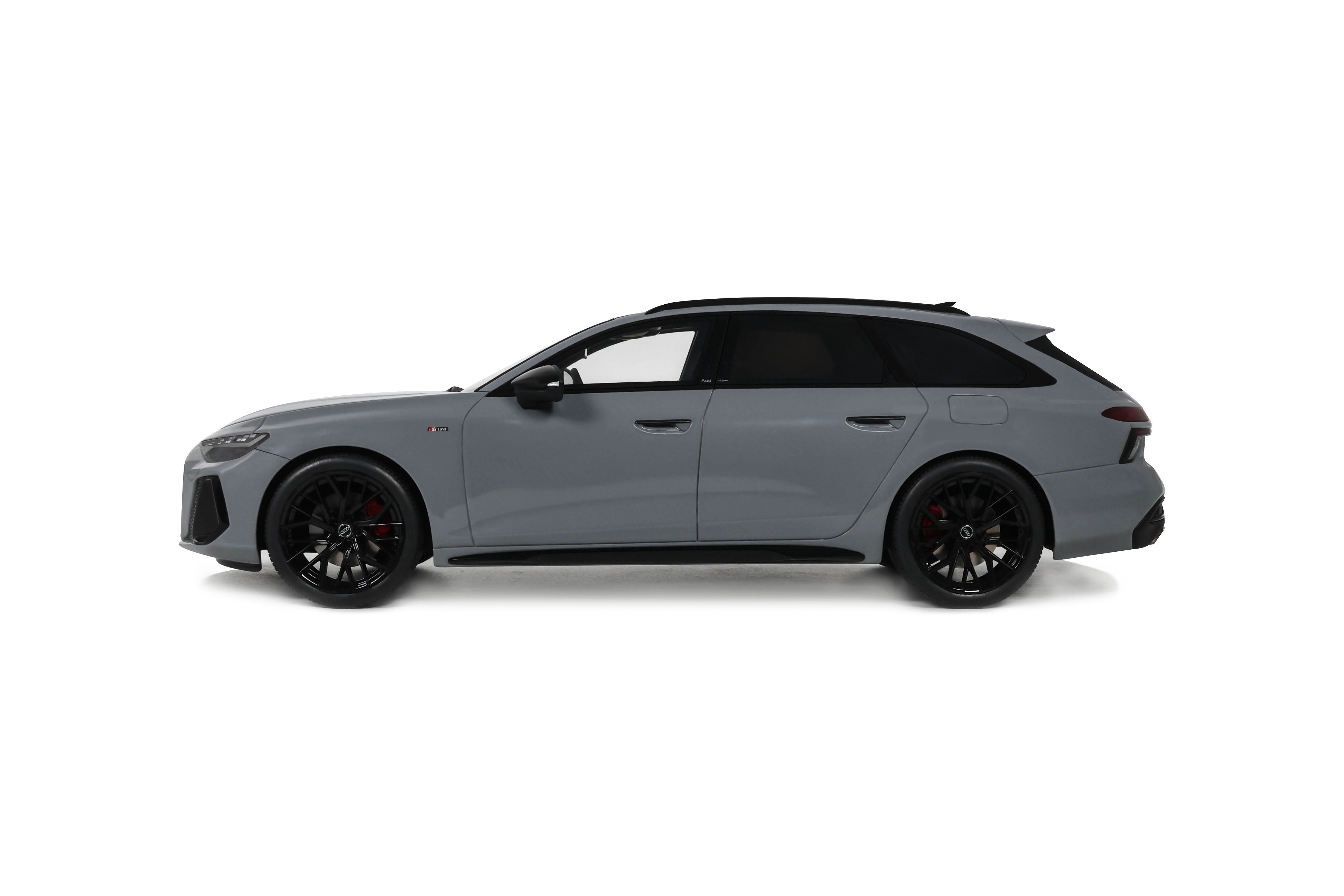 OTTO 1:18 Scale Resin - 2025 AUDI A6 AVANT E-HYBRID QUATTRO EDITION ONE, NARDO GREY - OT1314